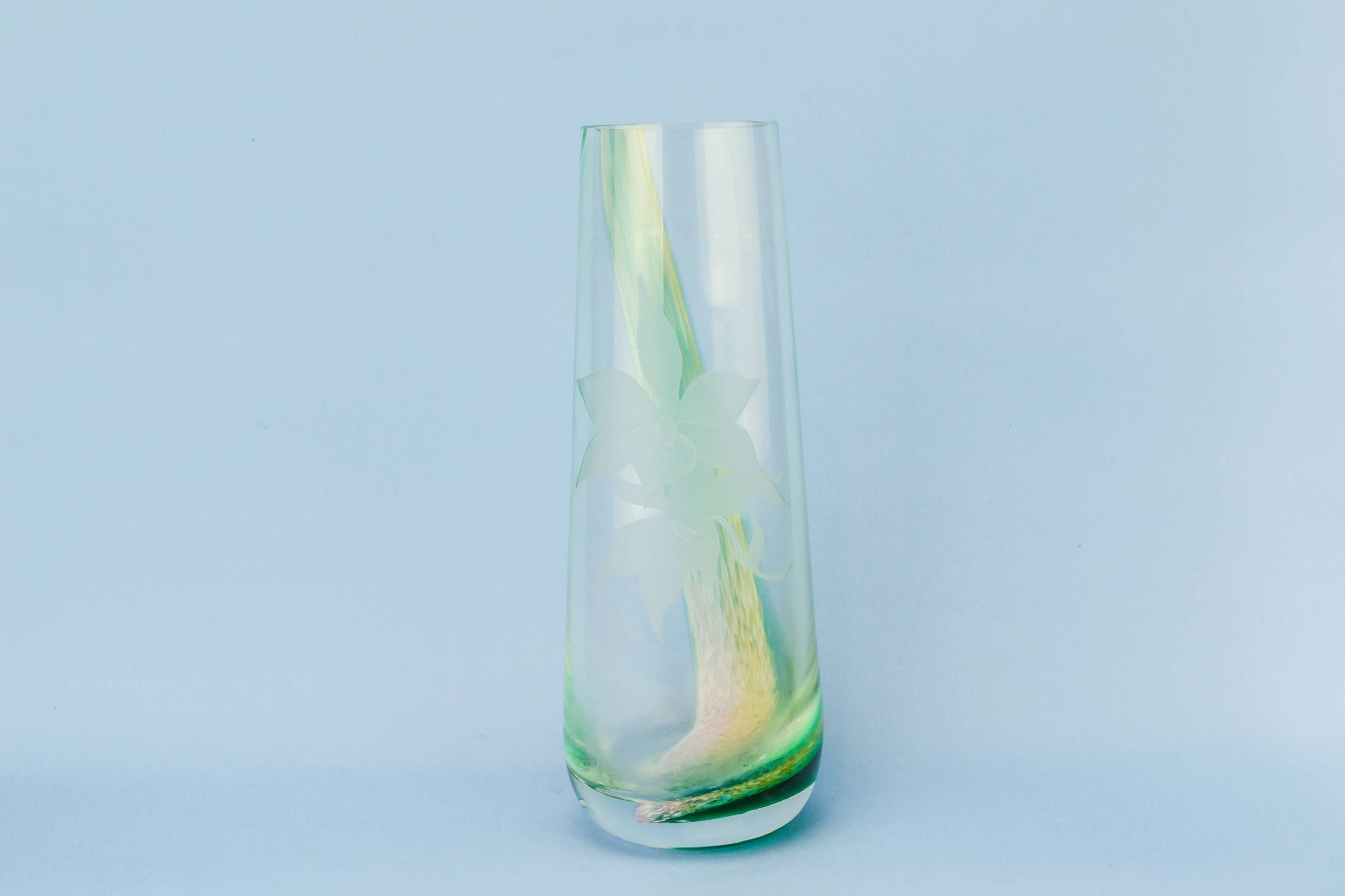 Glass Classical Abstract — Caithness glass vase
