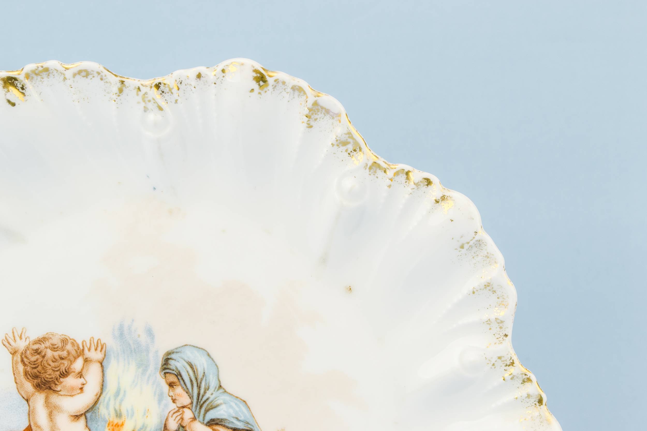 Antique Elegant 8.3'' — 4 baby dessert plates 4