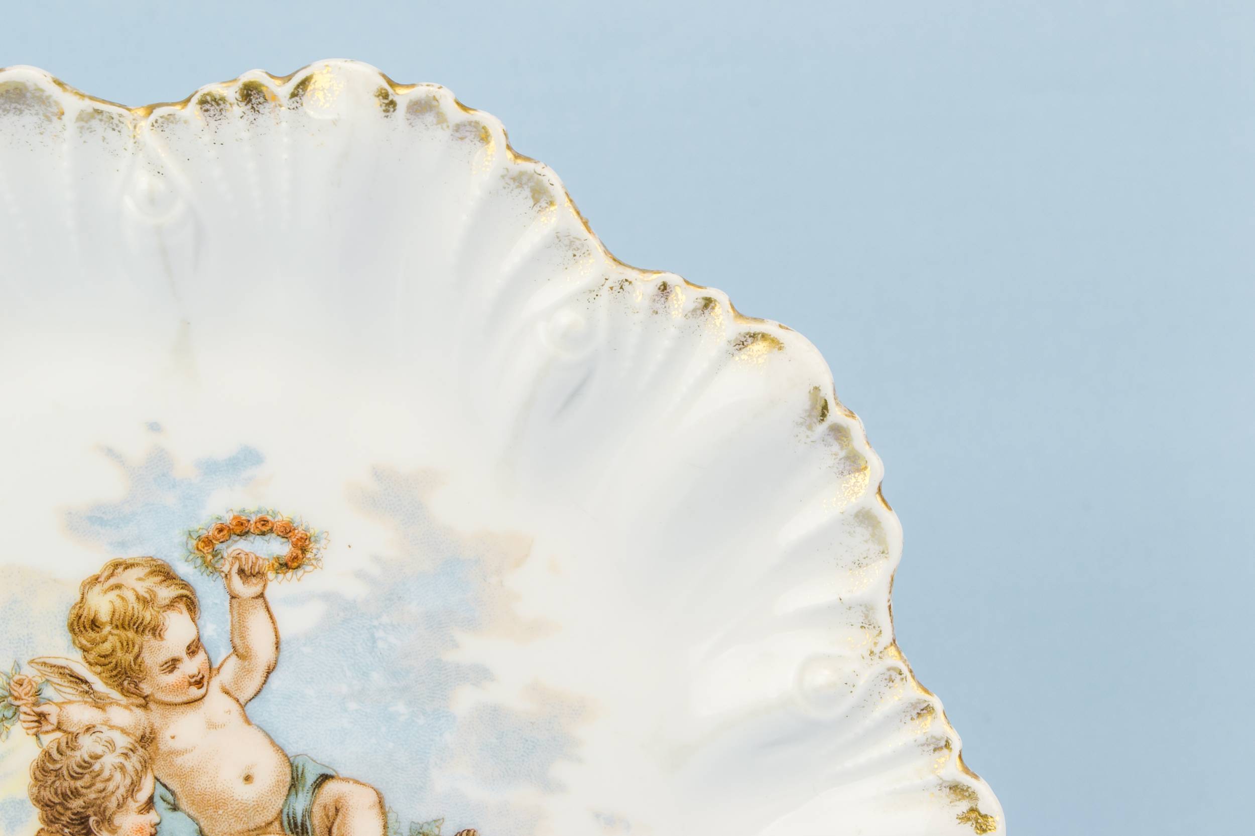 Antique Elegant 8.3'' — 4 baby dessert plates 5