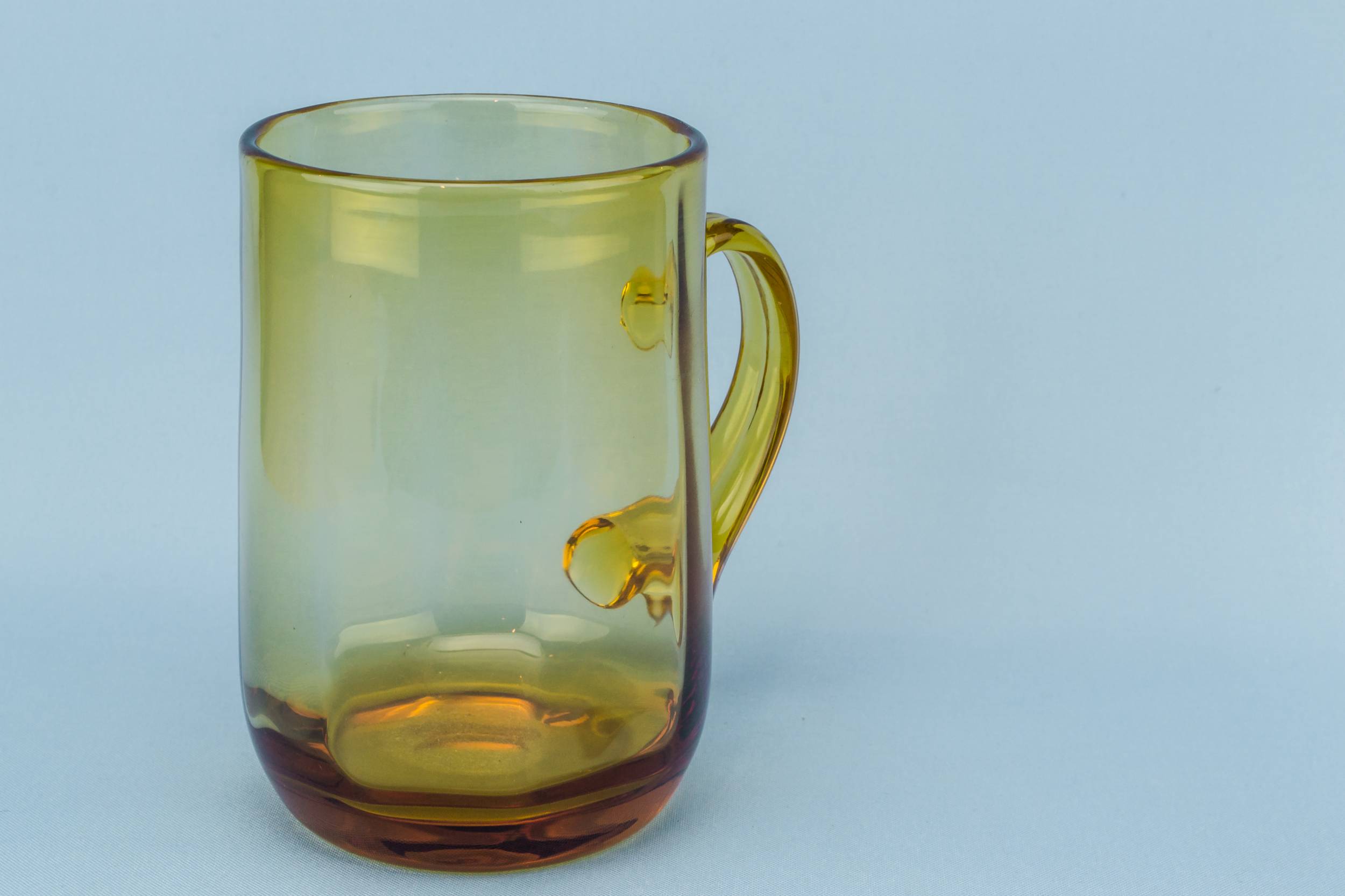 Vintage Yellow Minimalist — Whitefriars amber tankard 1