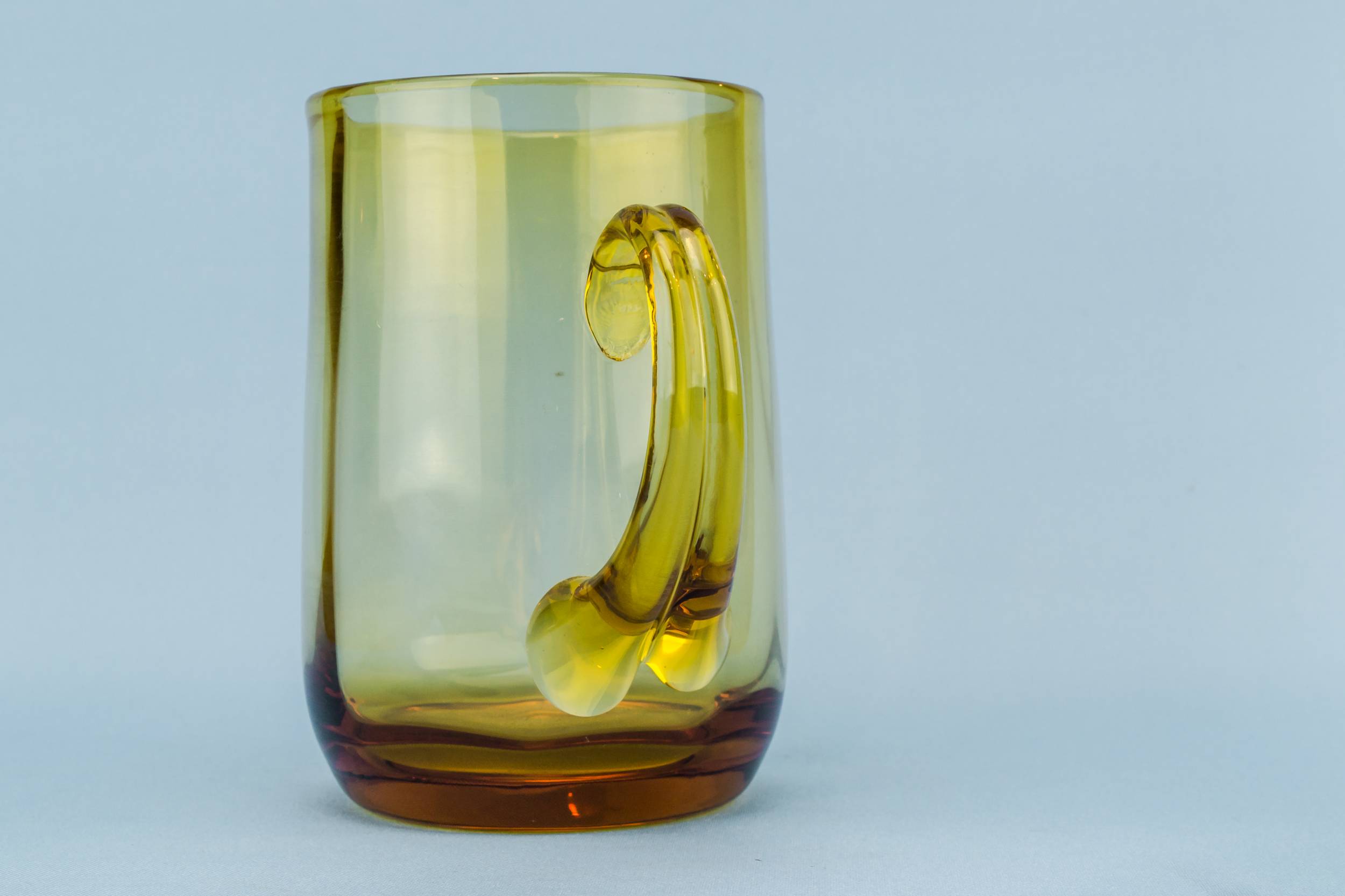Vintage Yellow Minimalist — Whitefriars amber tankard 2
