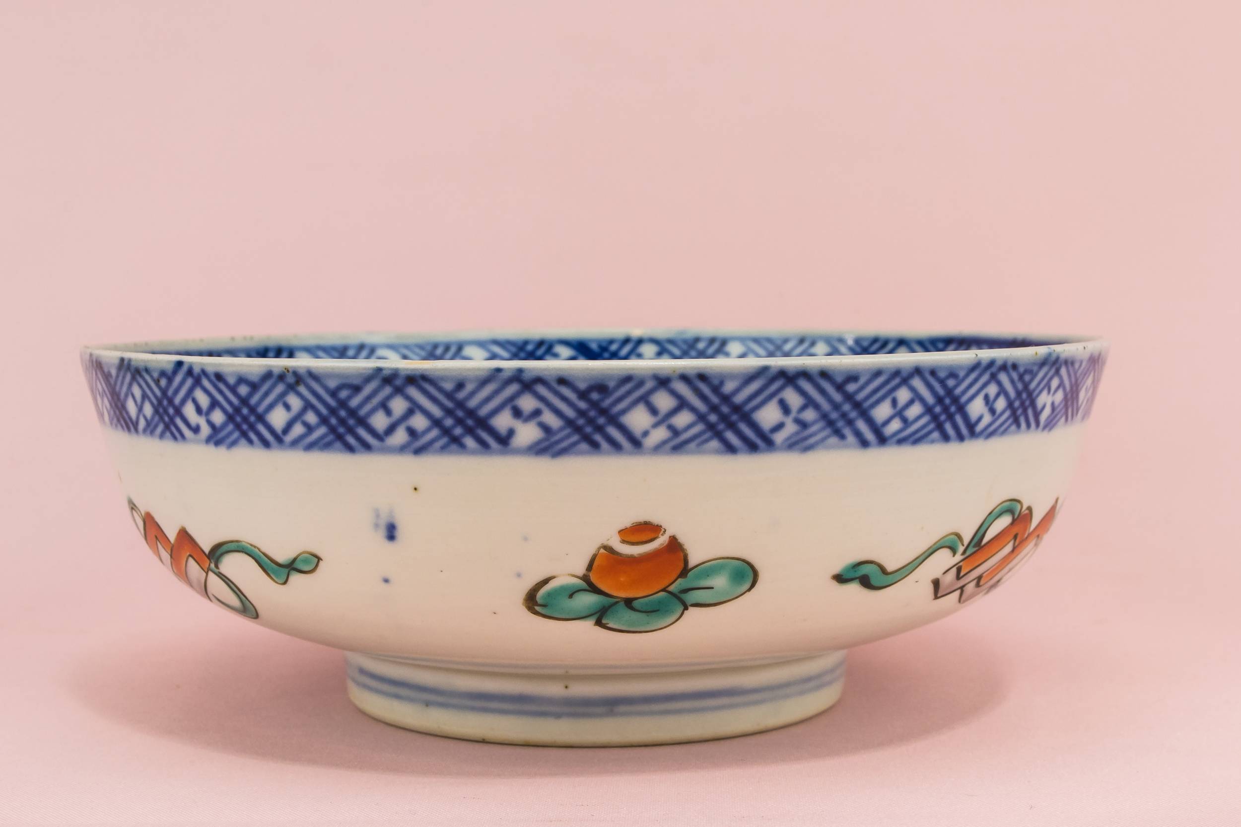Porcelain Classical Floral — Colourful salad bowl 2