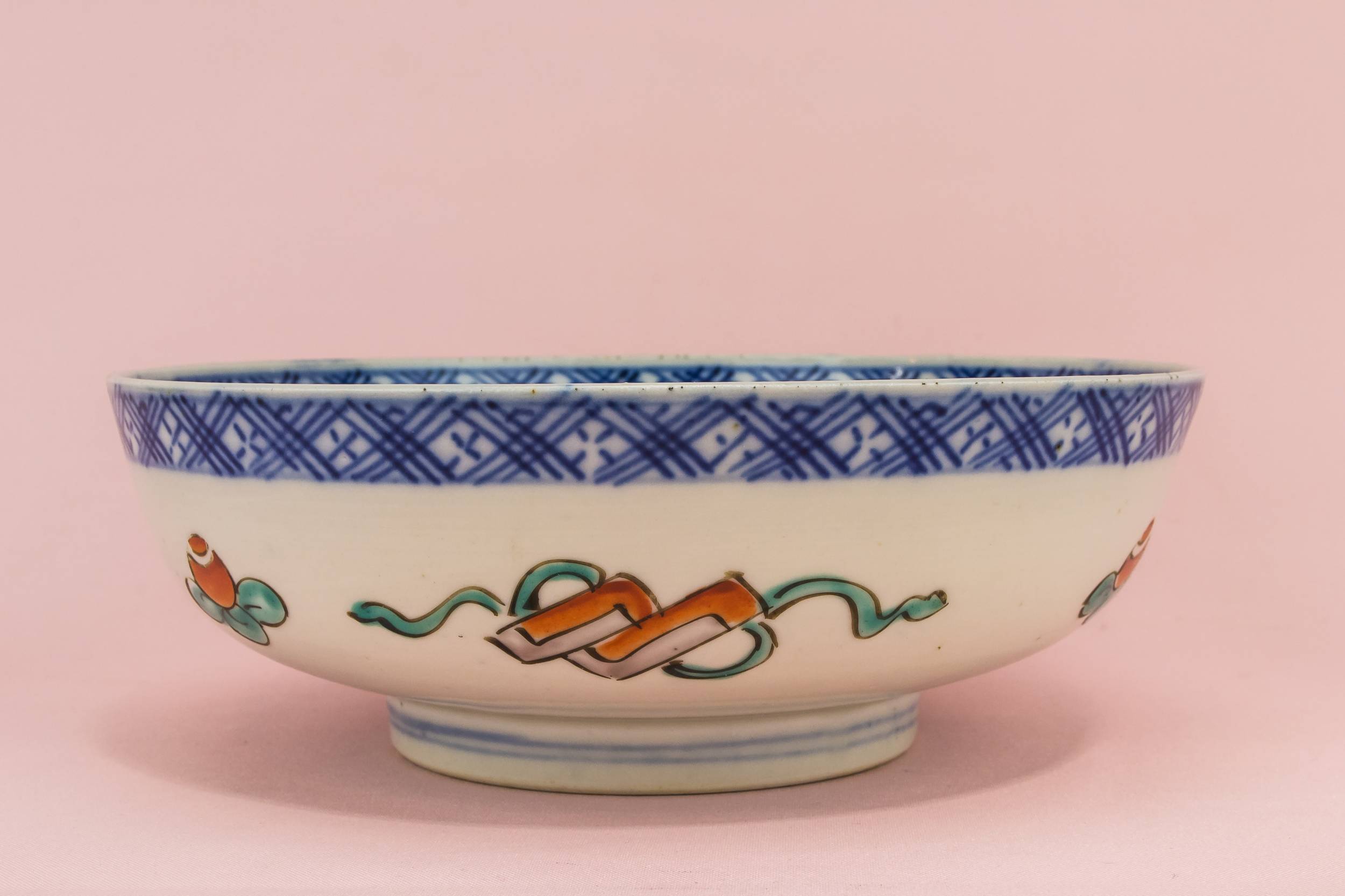 Porcelain Classical Floral — Colourful salad bowl 4