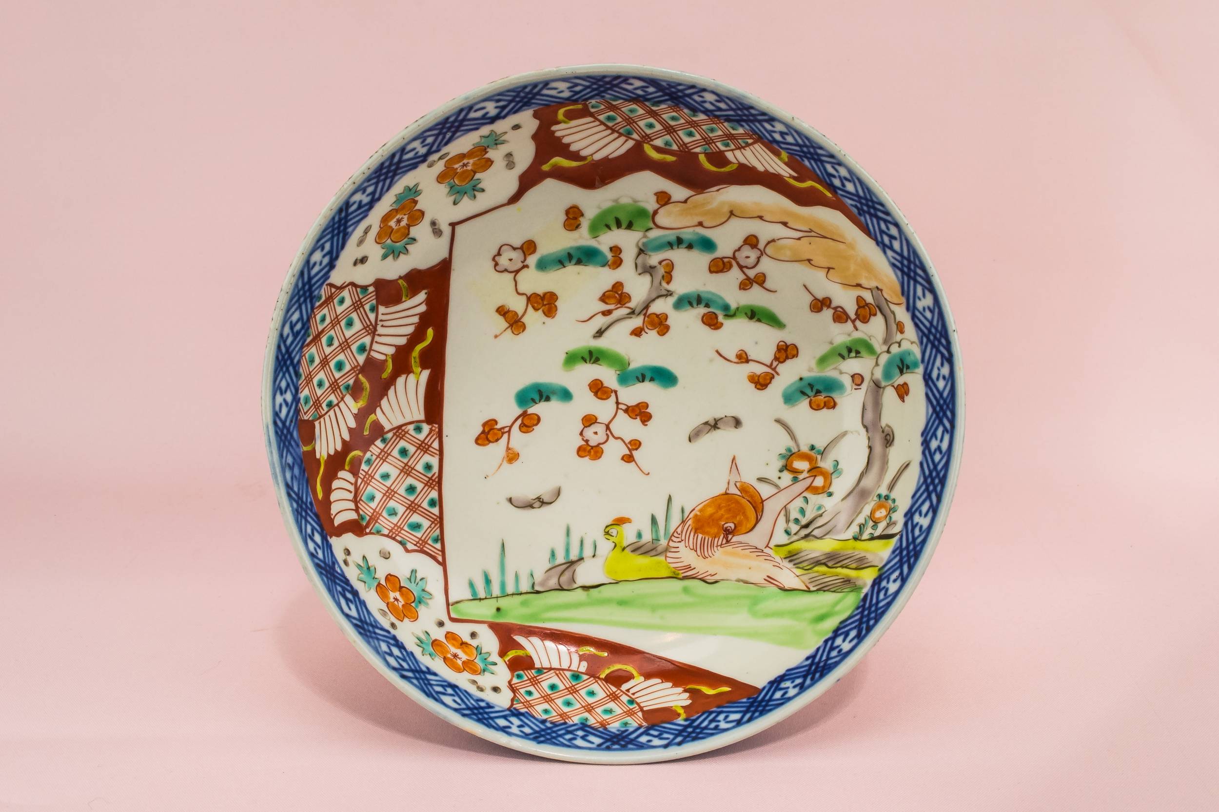 Porcelain Classical Floral — Colourful salad bowl 1