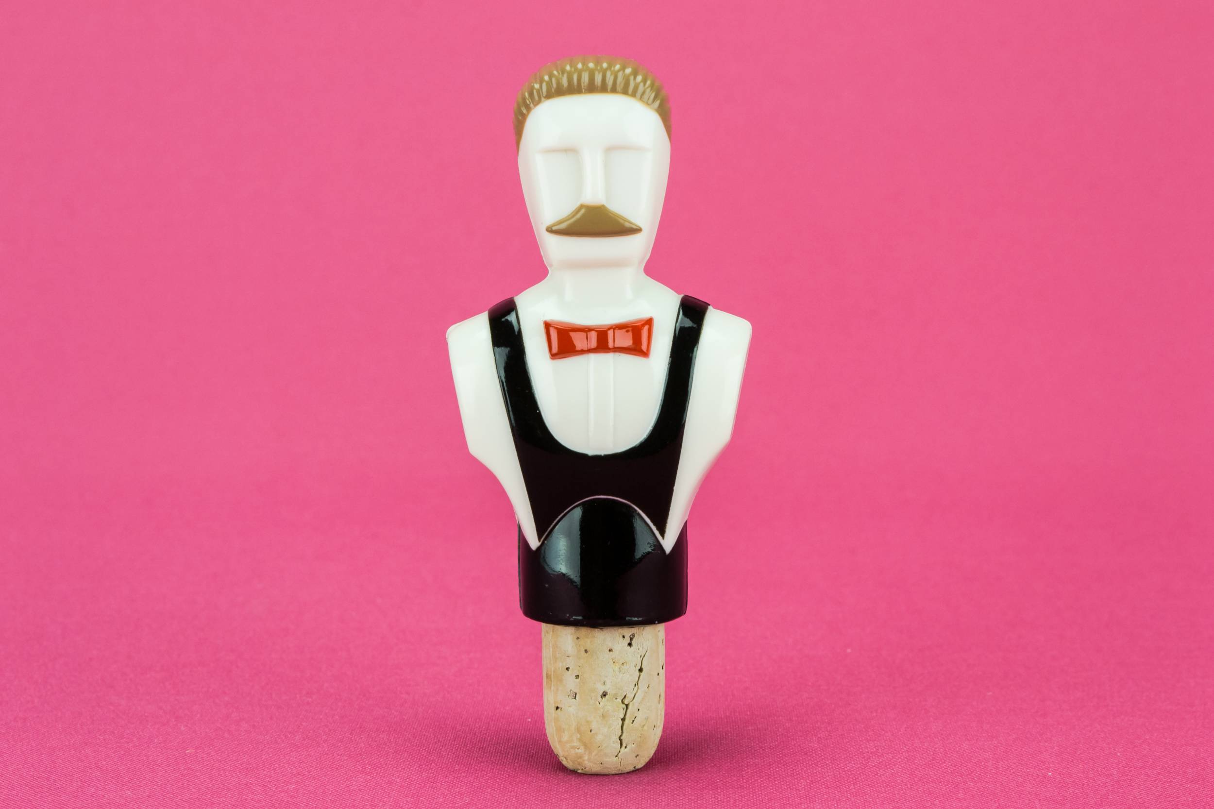 Fancy Plastic Figure — Slick bottle cork