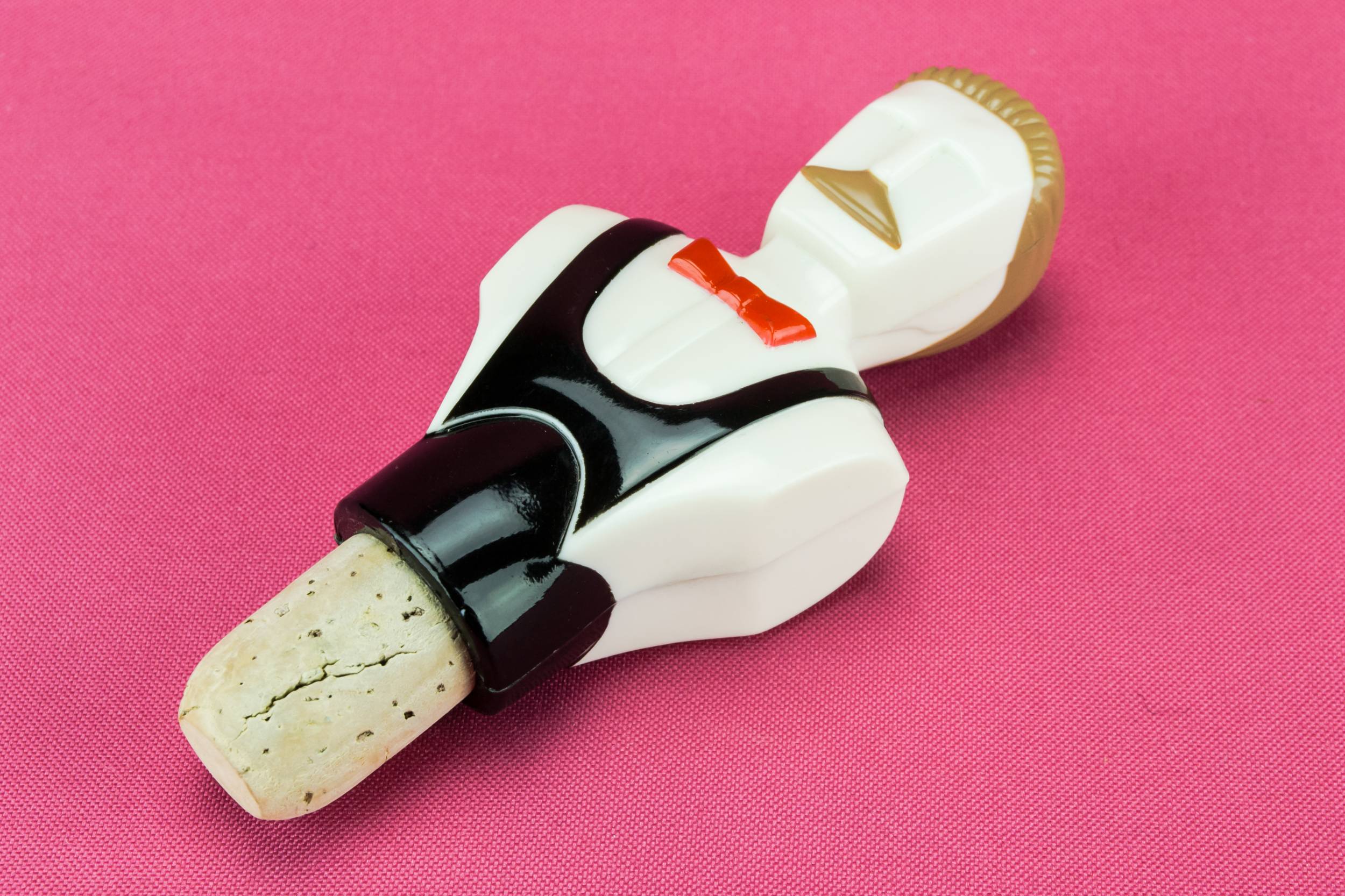 Fancy Plastic Figure — Slick bottle cork 1