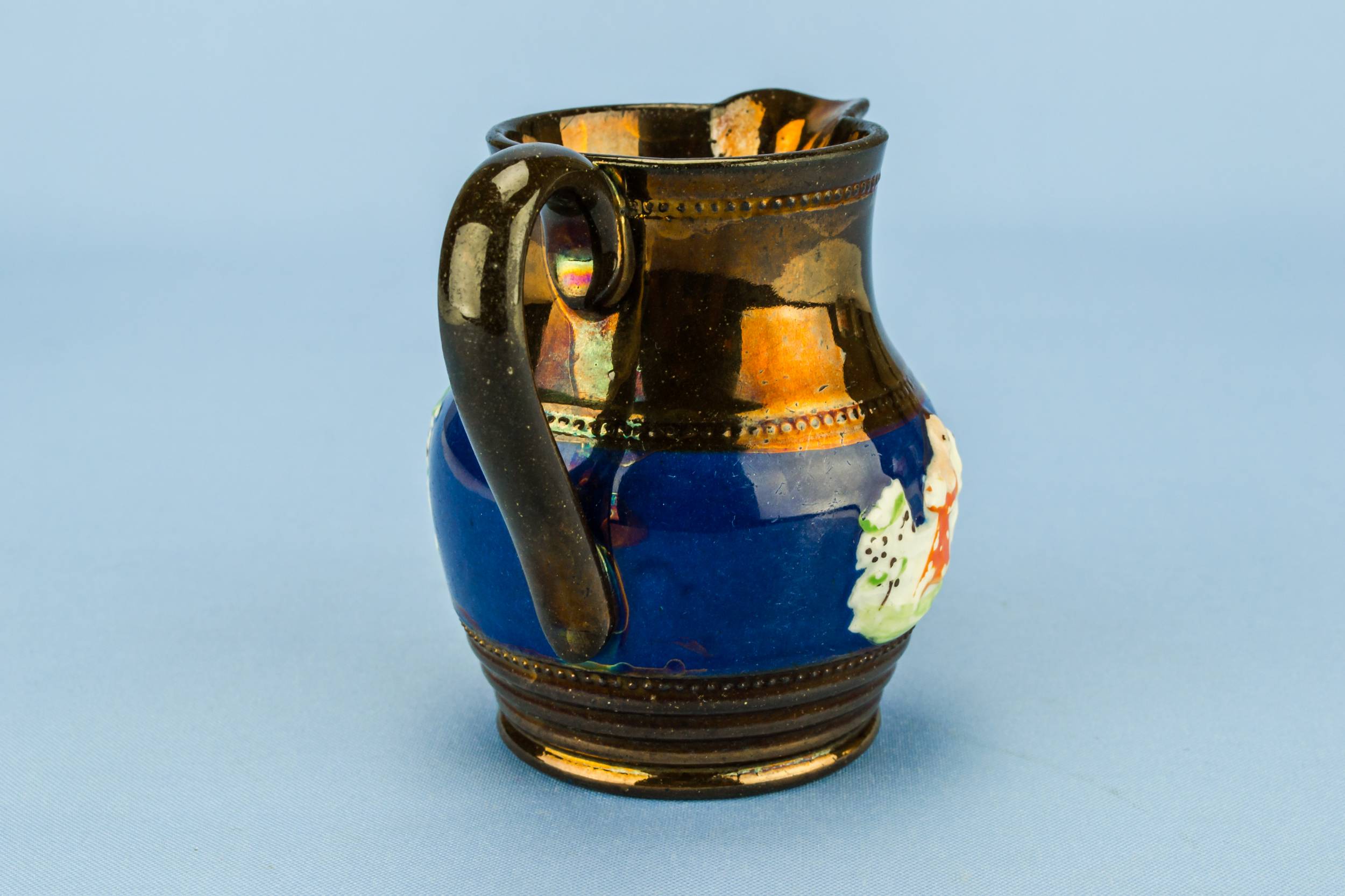 Late Georgian Ceramic — Small lustre milk jug 2