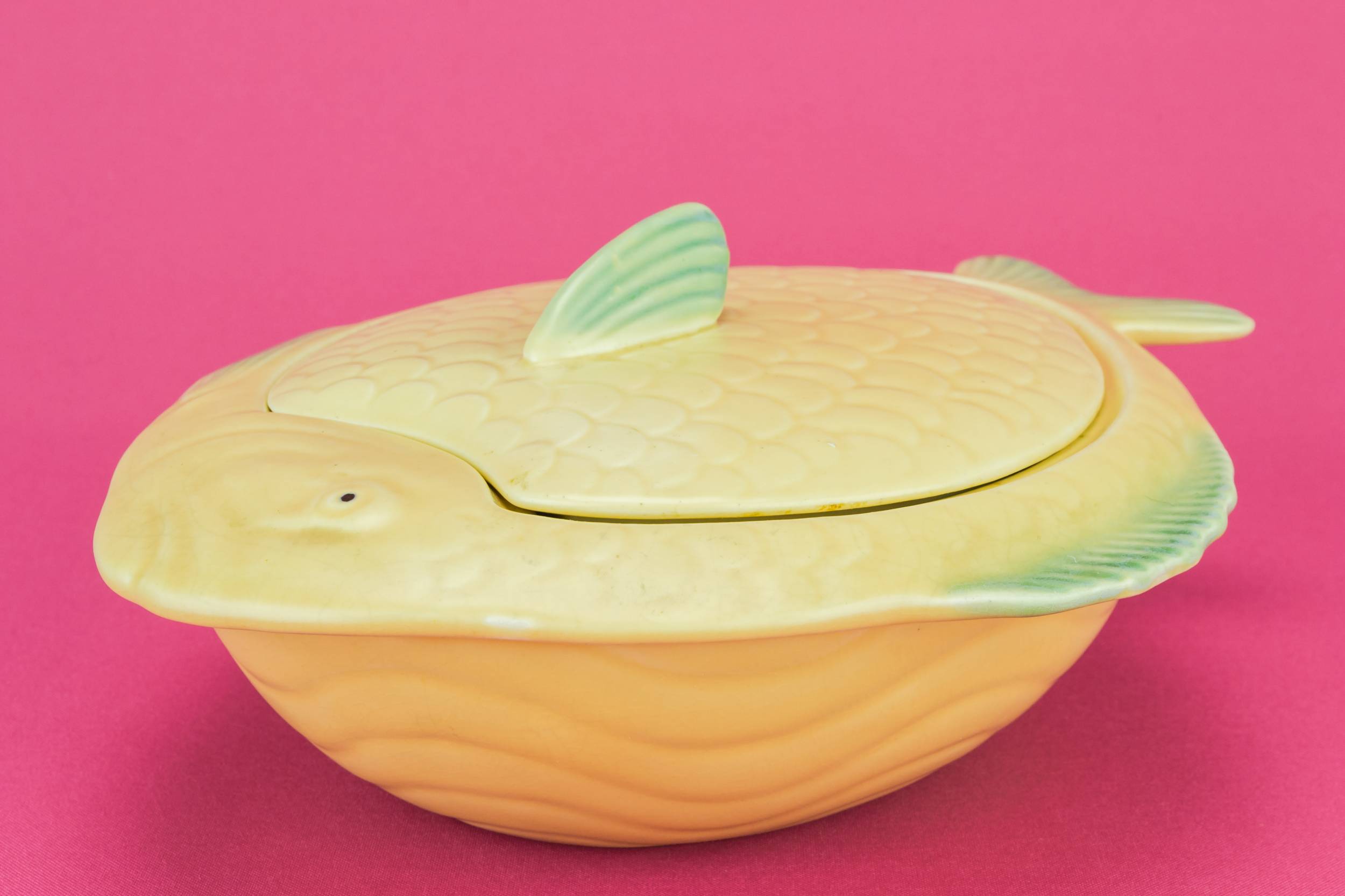 Ceramic Vintage Fish — Art Deco fish bowl 4