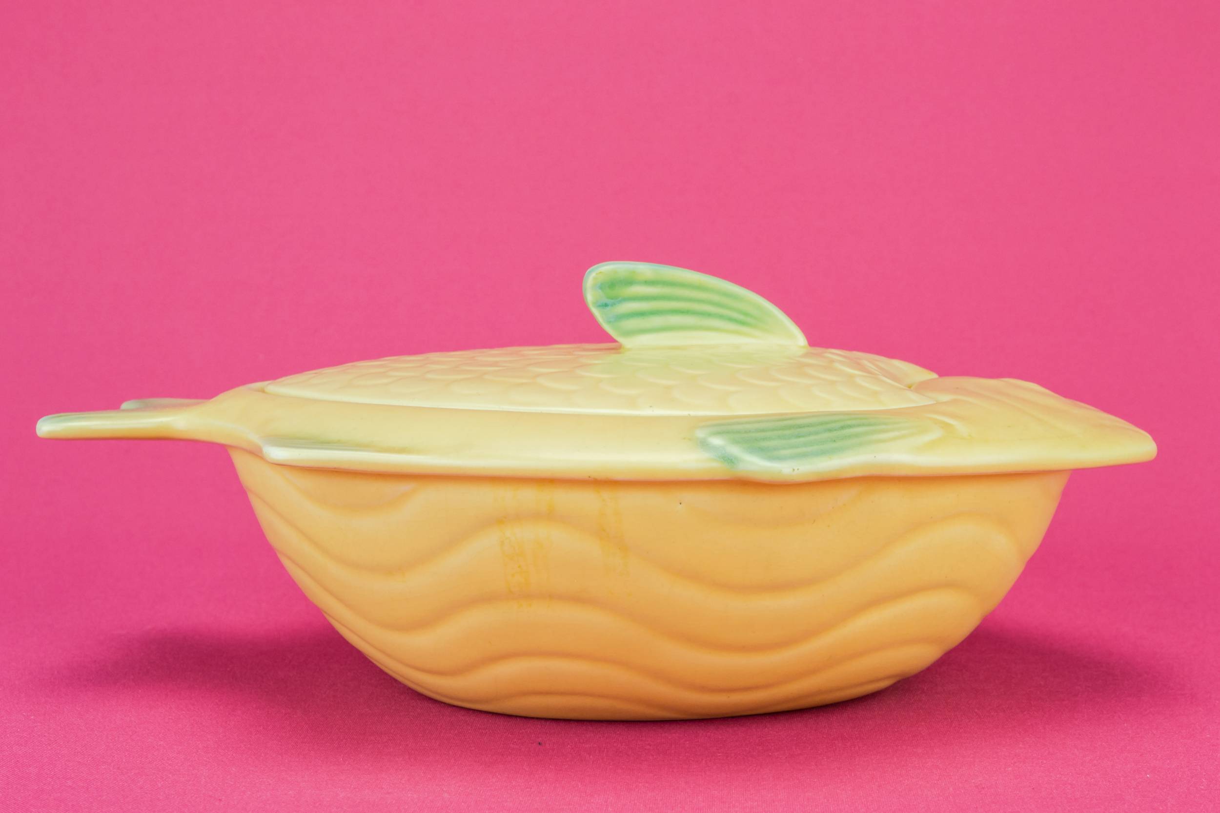 Ceramic Vintage Fish — Art Deco fish bowl 2