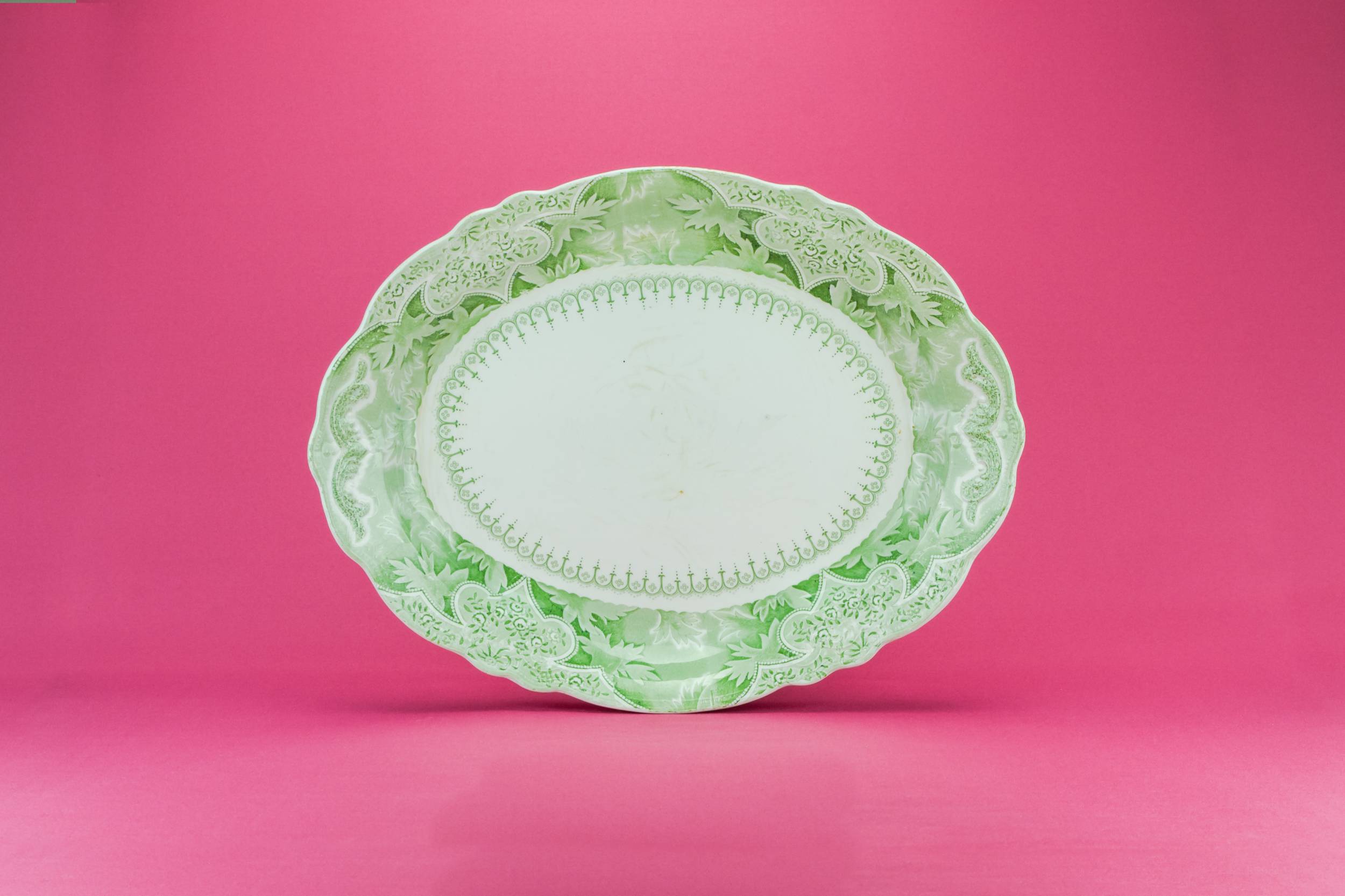 Antique Imposing PLATTER — Victorian pottery platter