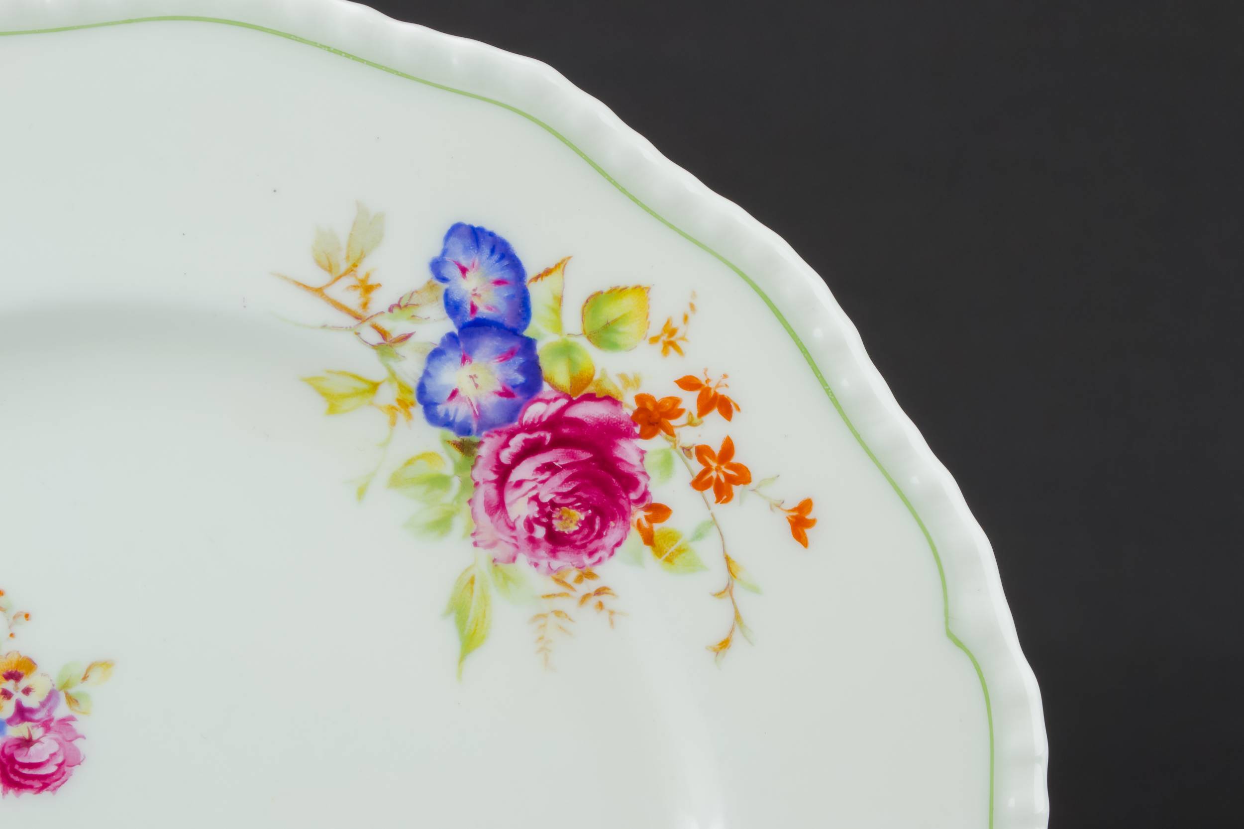 Spectacular Antique Floral — 8 Royal Doulton plates 1