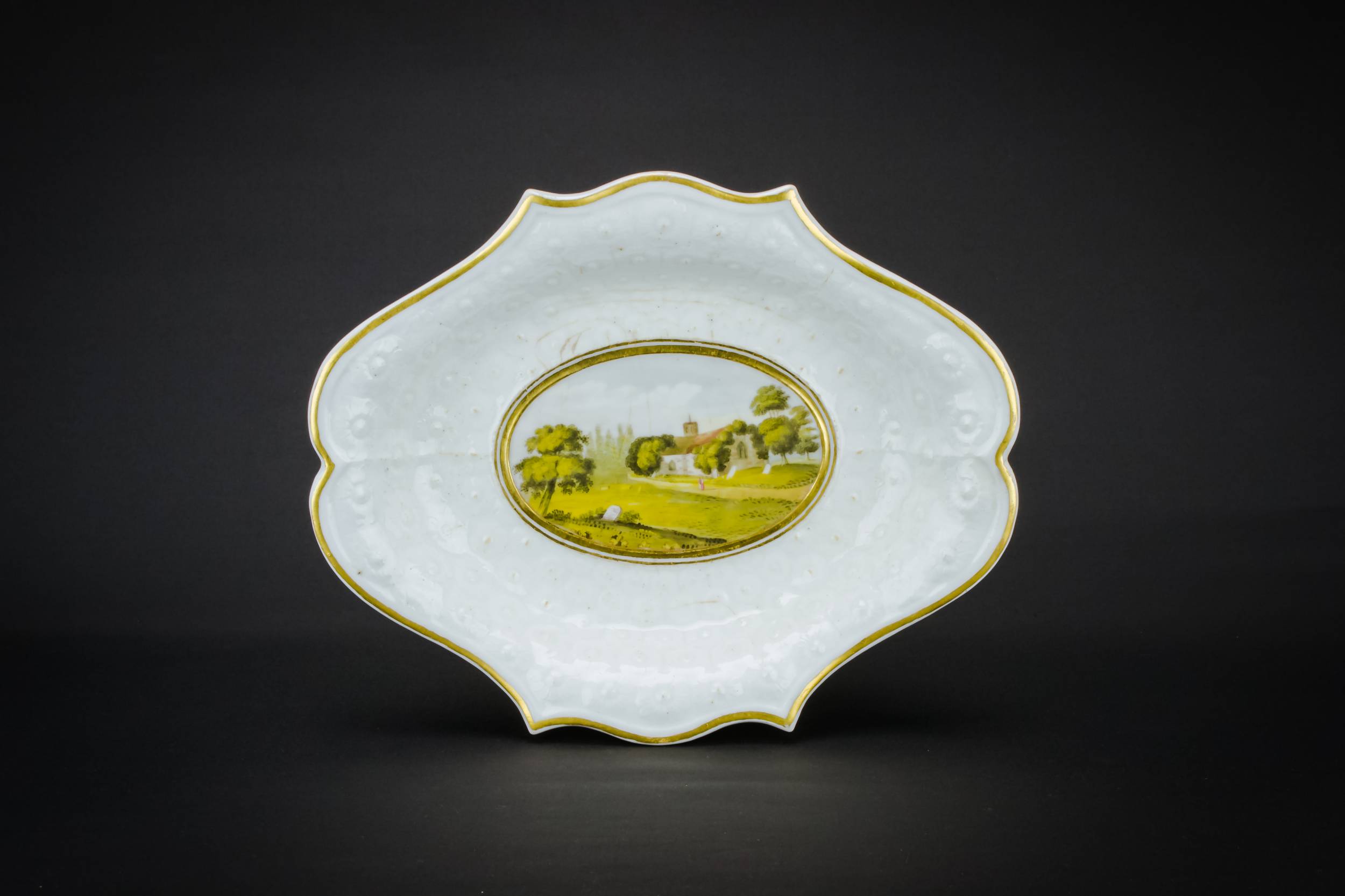 Rare Antique Double — Regency serving bowl