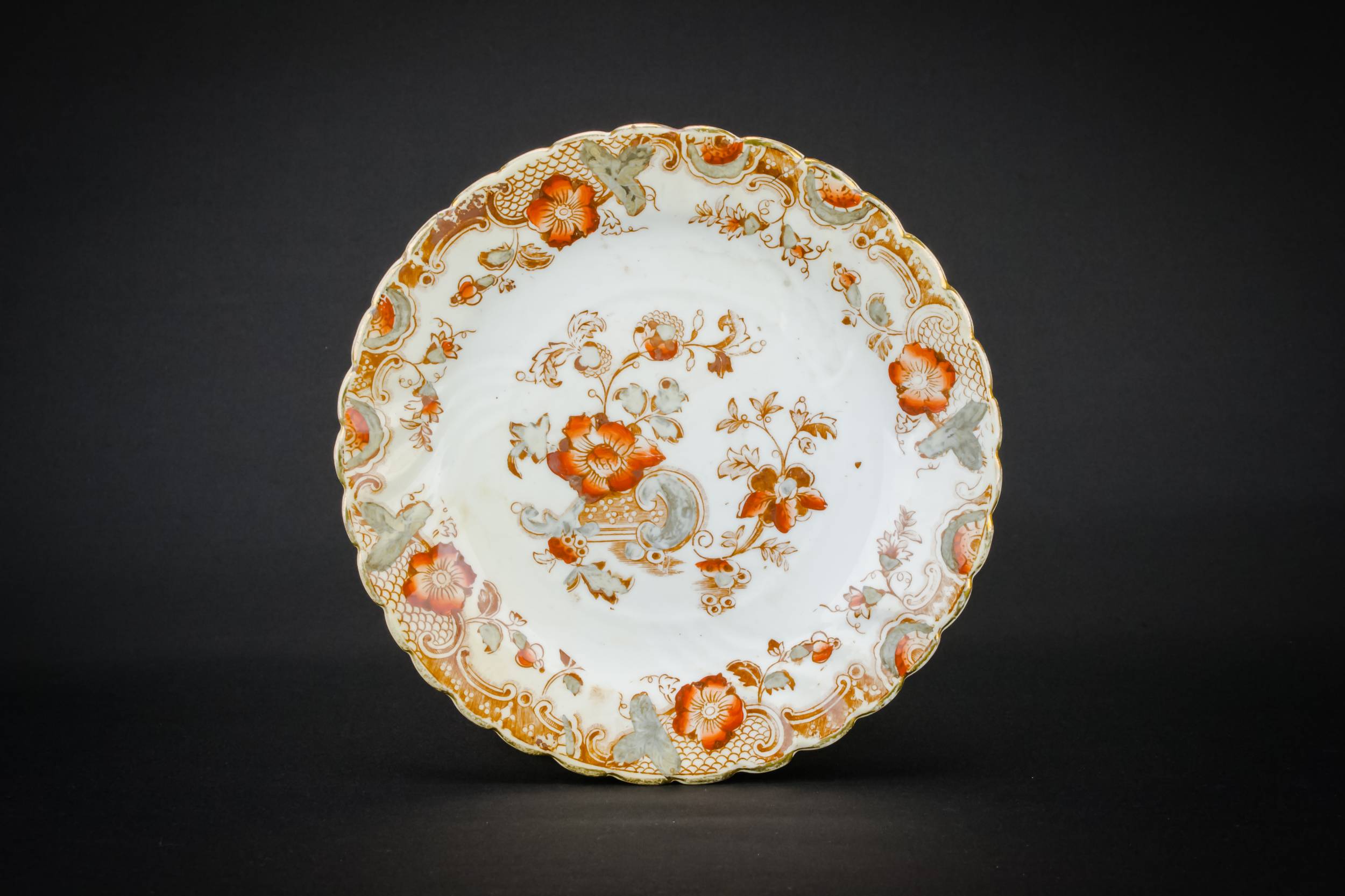 Porcelain Charming Floral — 6 porcelain floral plates