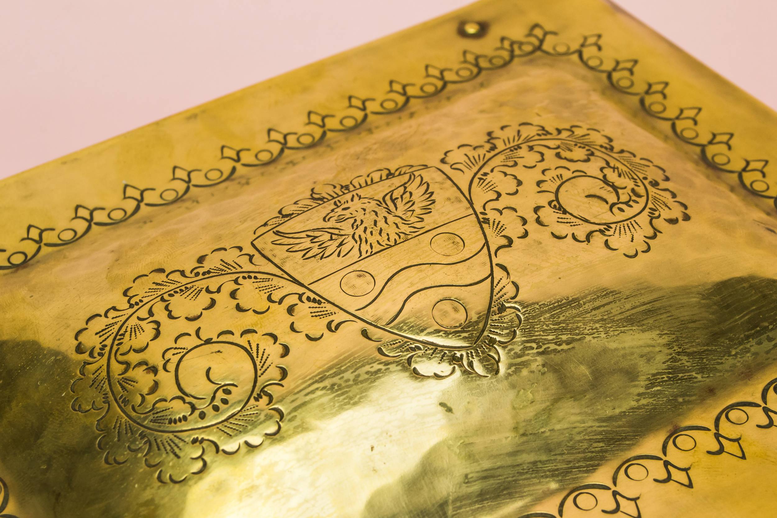 Attractive Brass Floral — Brass jewellery box 2