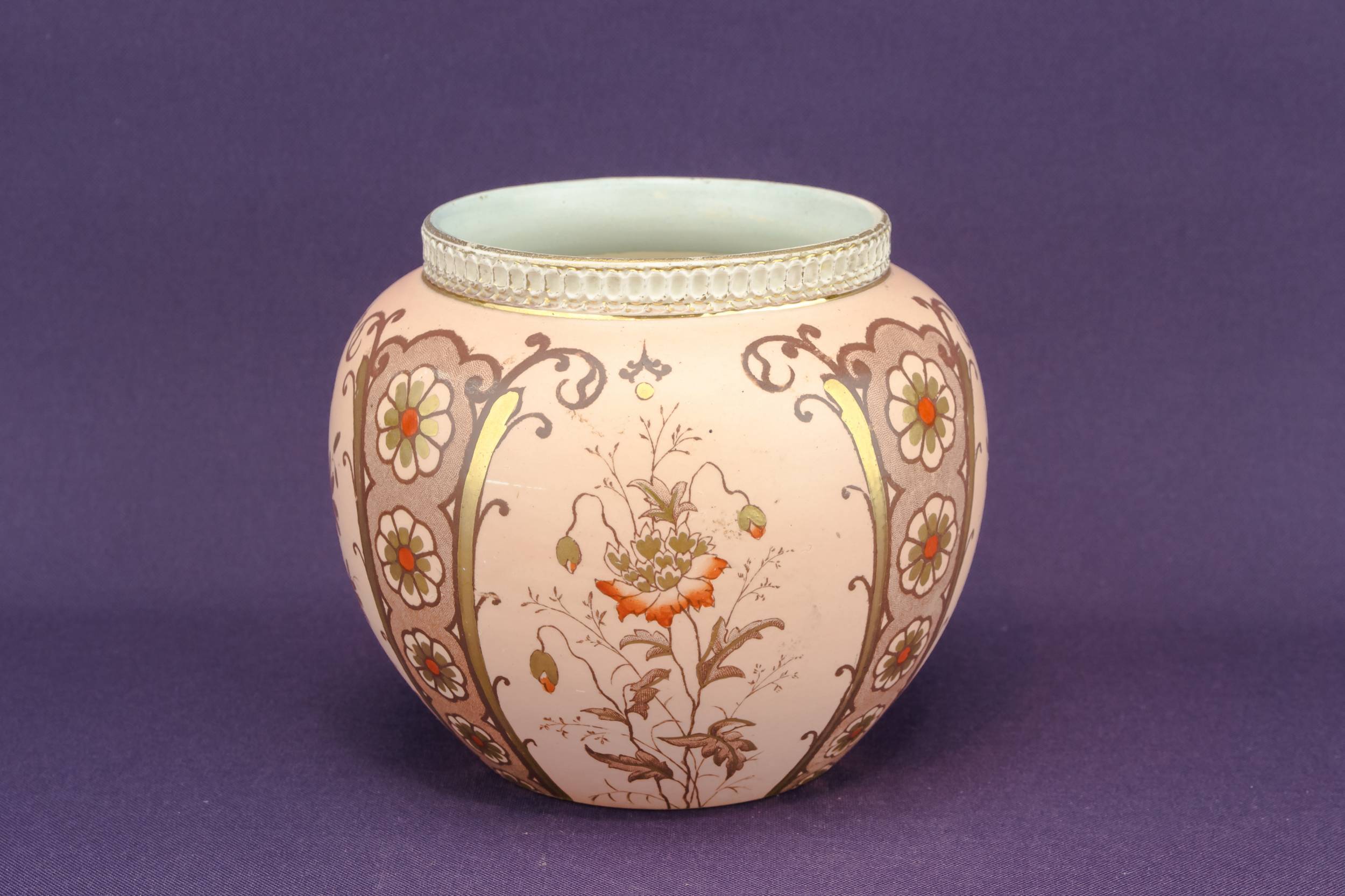 Neo-classical Antique Floral — Cool pink vase