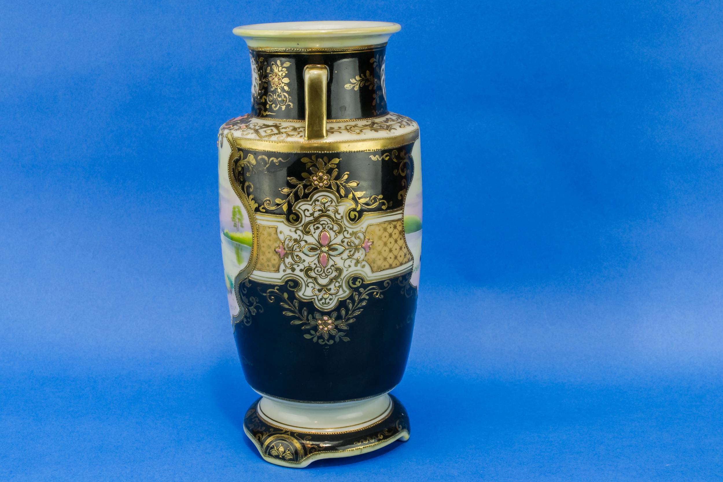 Large Antique Porcelain — Noritake porcelain vase 2