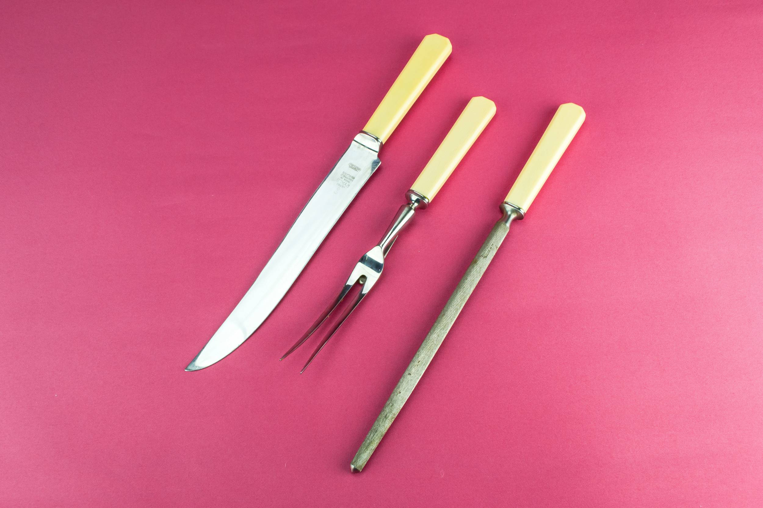 3 piece meat carving set
