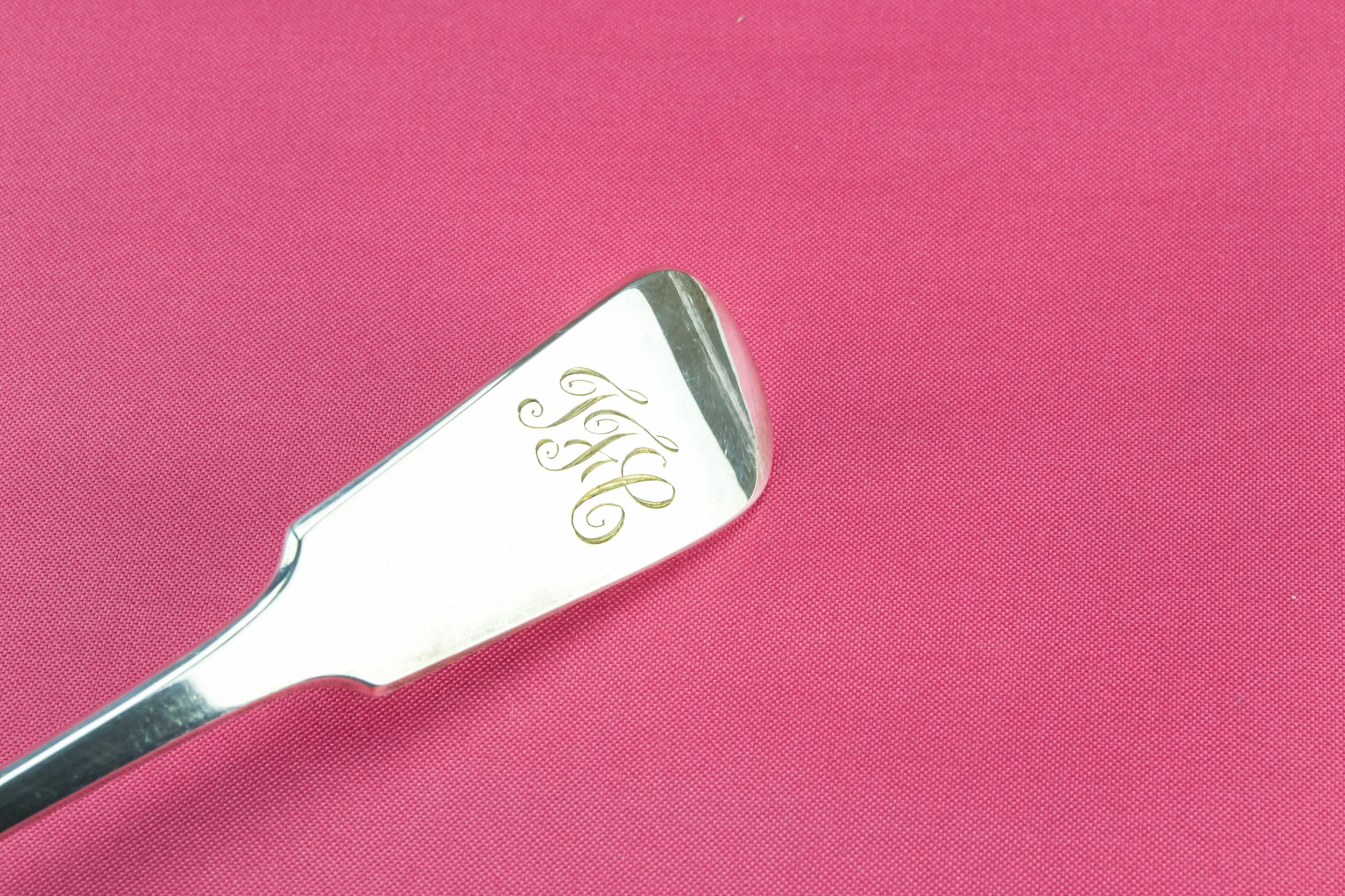 Antique Spectacular Minimalist — Long serving spoon 1