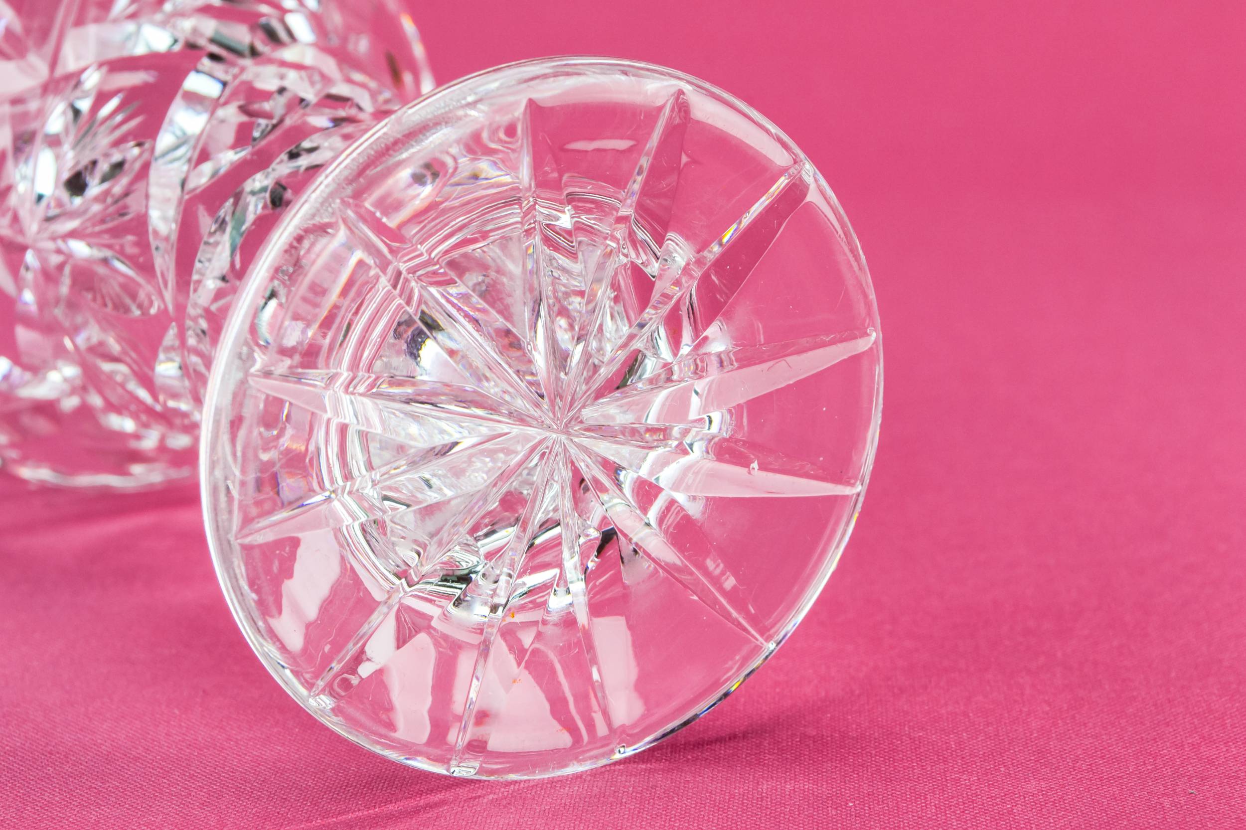 Retro Slick Diamond — Cut glass small vase 2