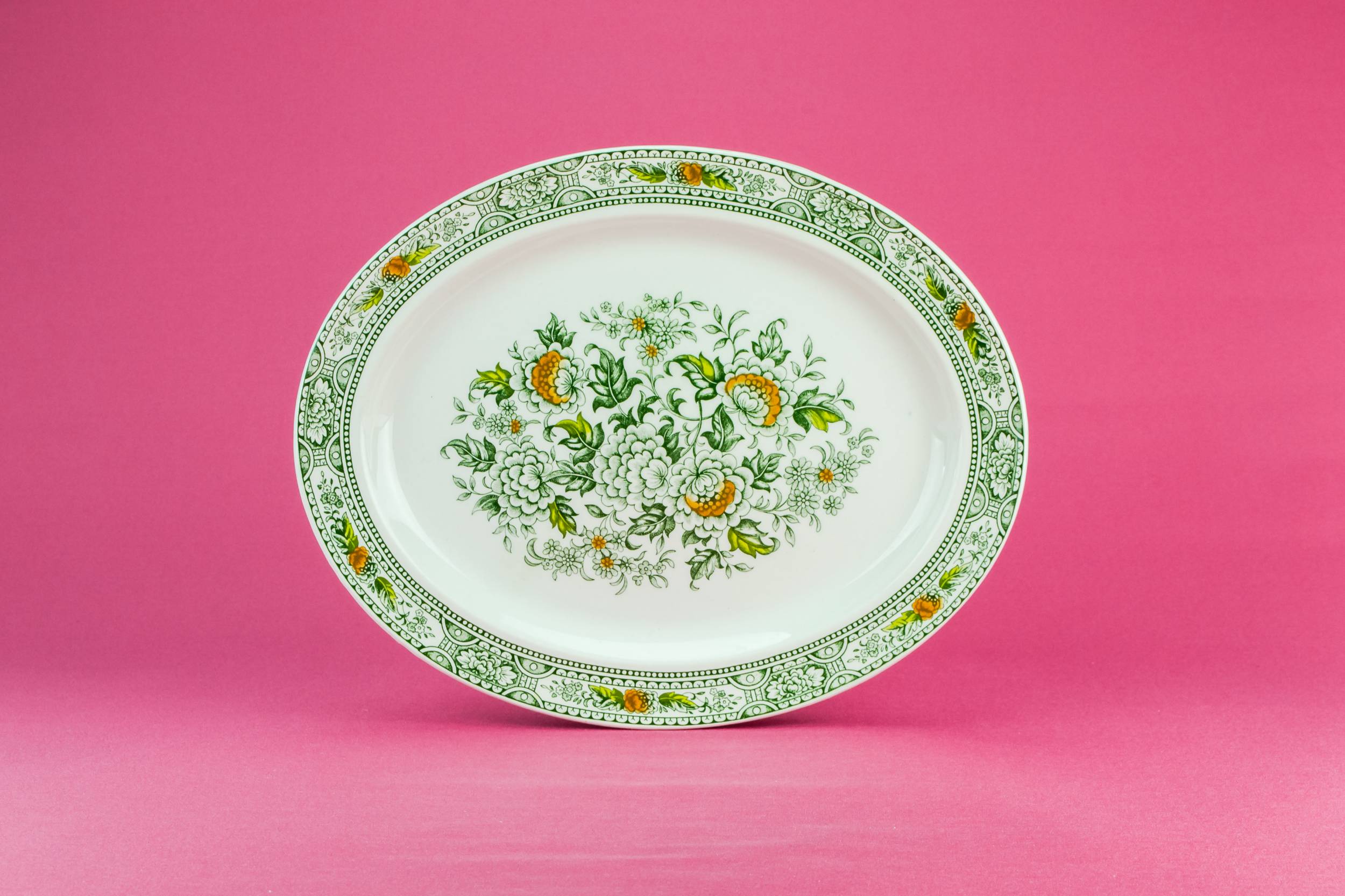 Modernist Vintage Floral — Ceramic Modernist platter