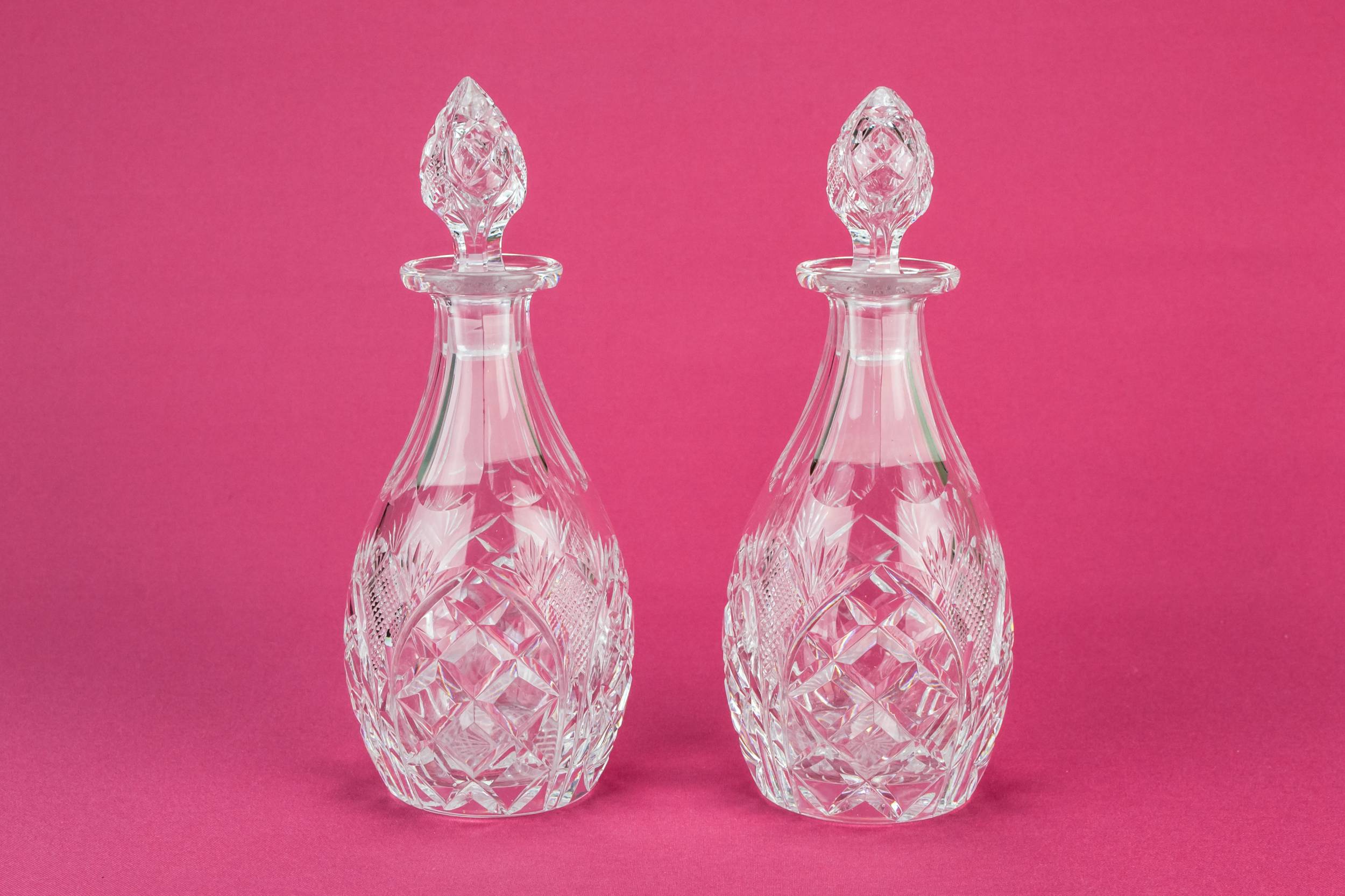 Clear Glass Diamond — Oil and vinegar condiments