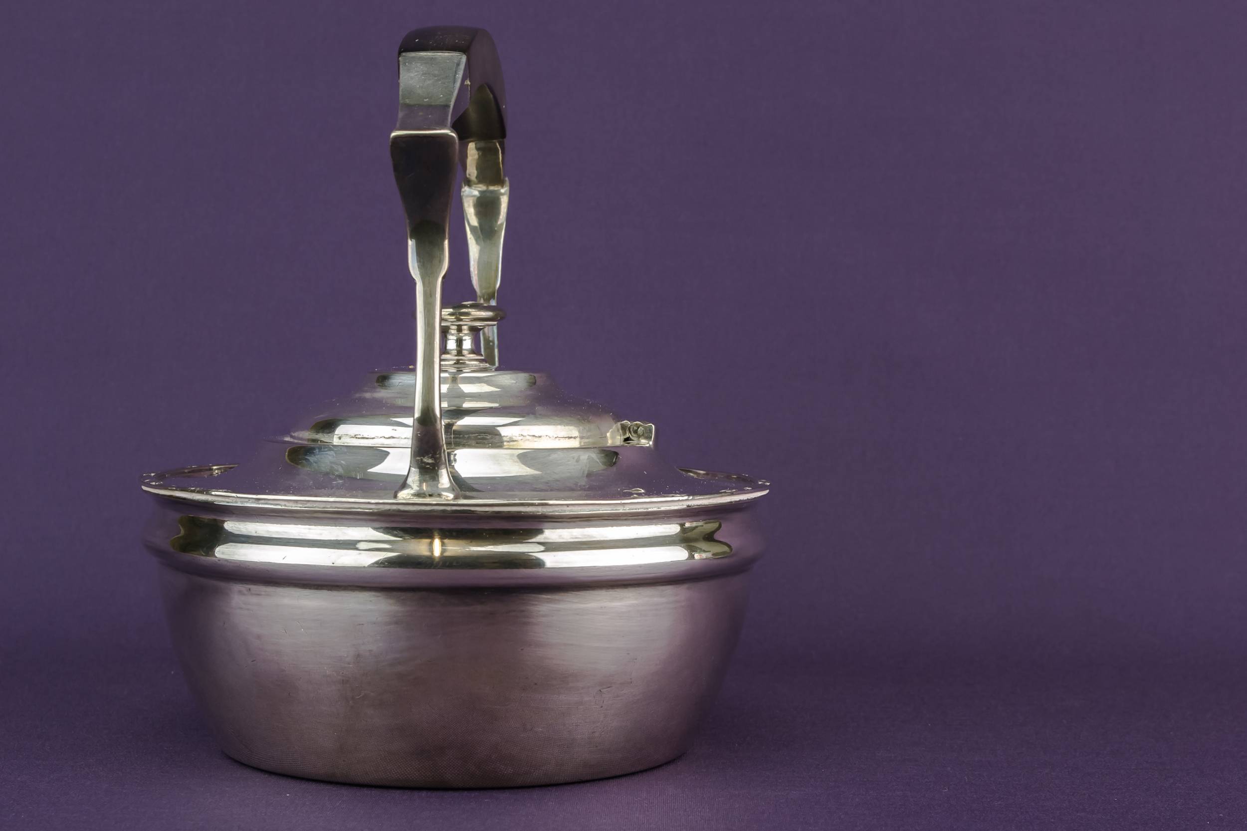 Silver Plated Metal — Harrods silver plated teapot 2