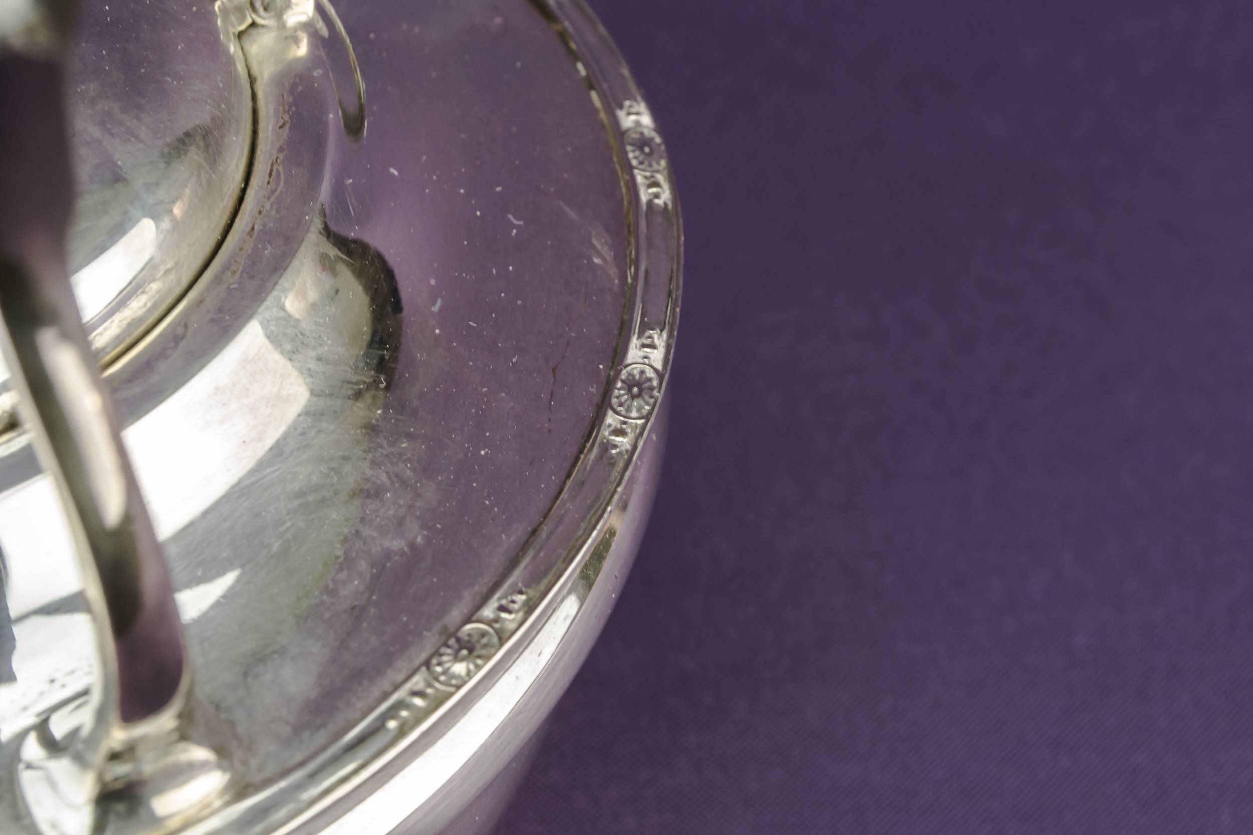 Silver Plated Metal — Harrods silver plated teapot 3