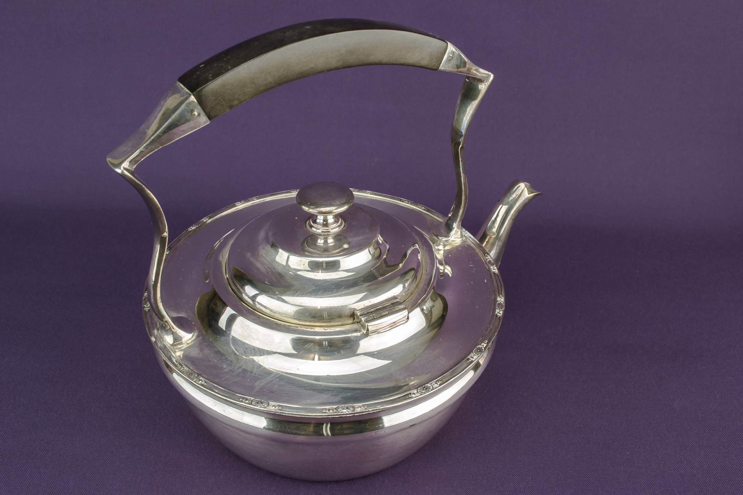 Silver Plated Metal — Harrods silver plated teapot 4