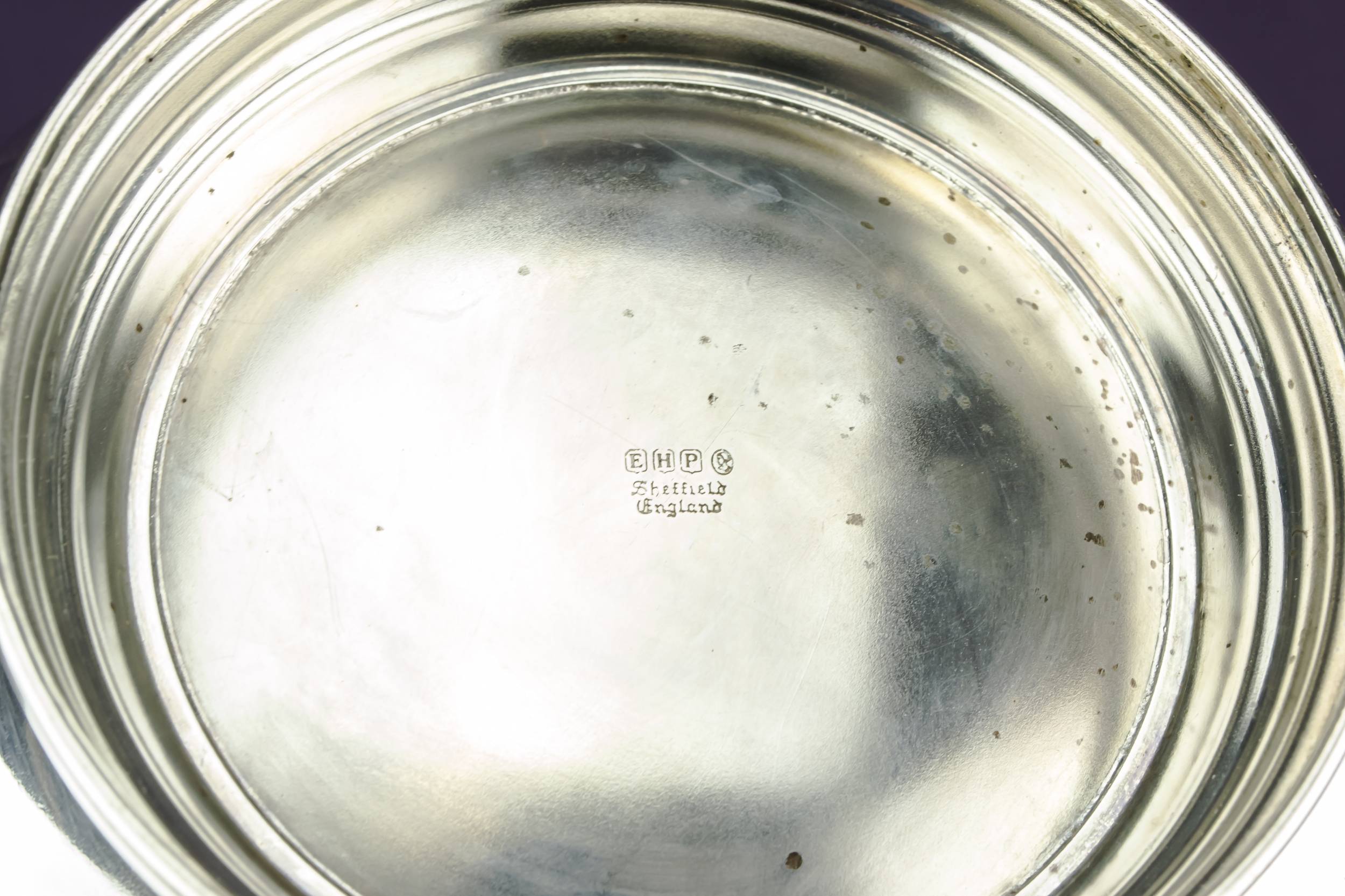 Vintage Silver Plated — Silver plated serving bowl 3
