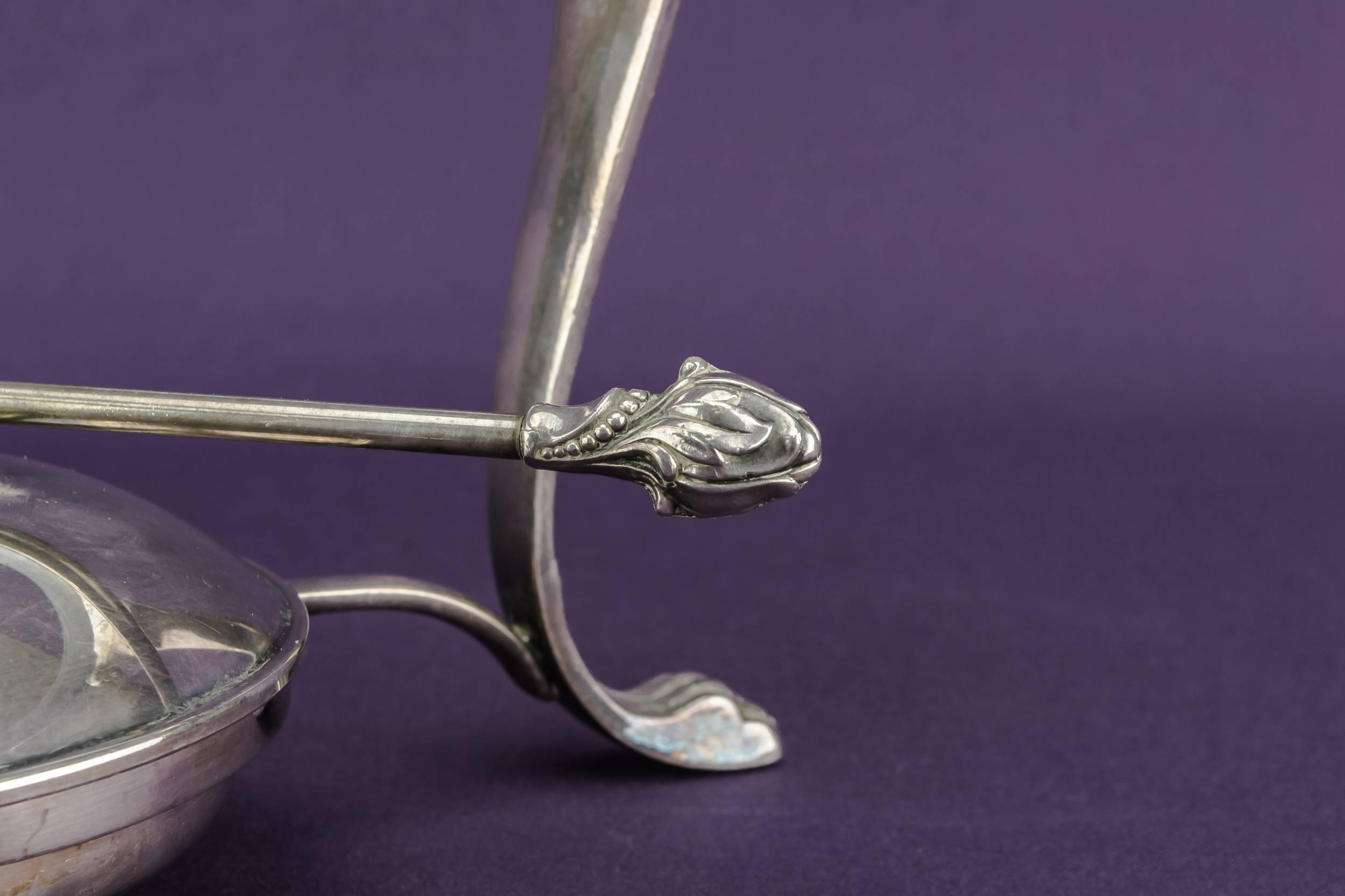Vintage Chafing Dish — Silver plated chafing dish 5