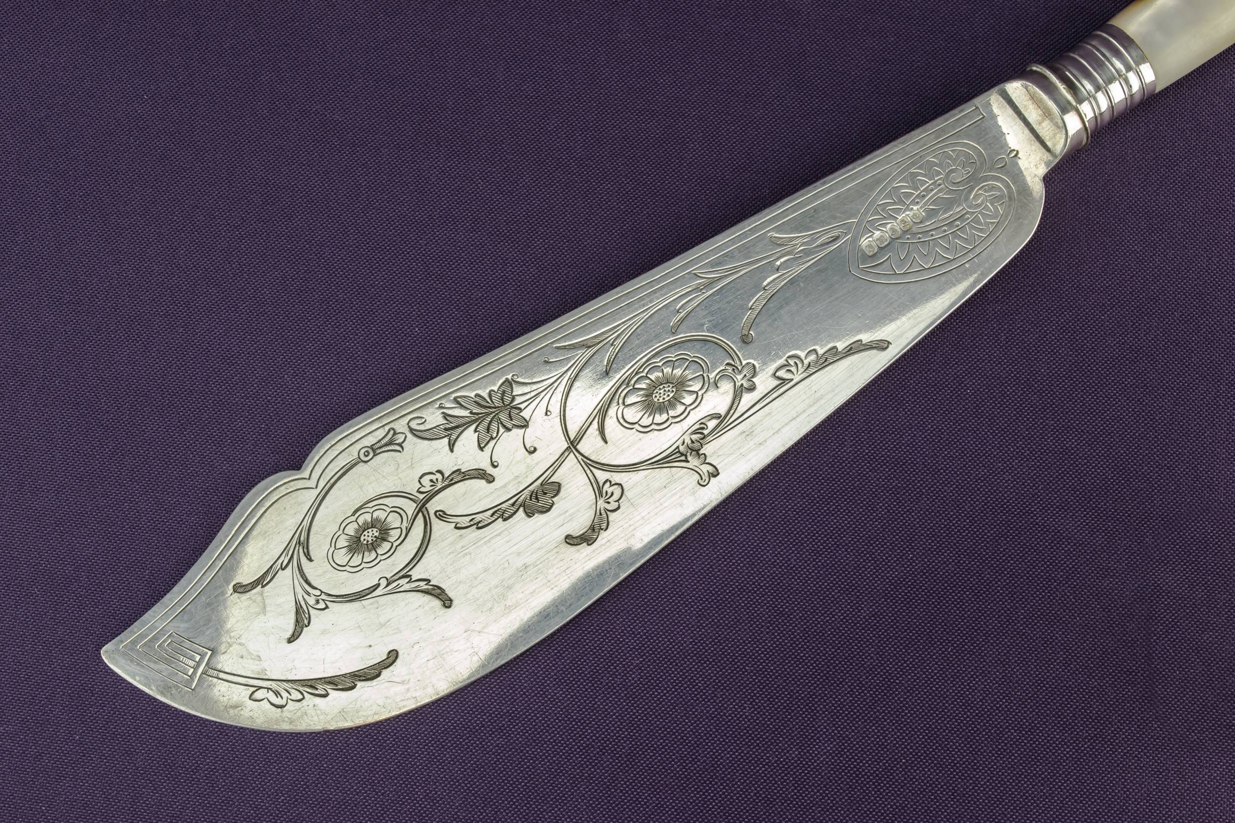 High Victorian Silver — Large serving set 2