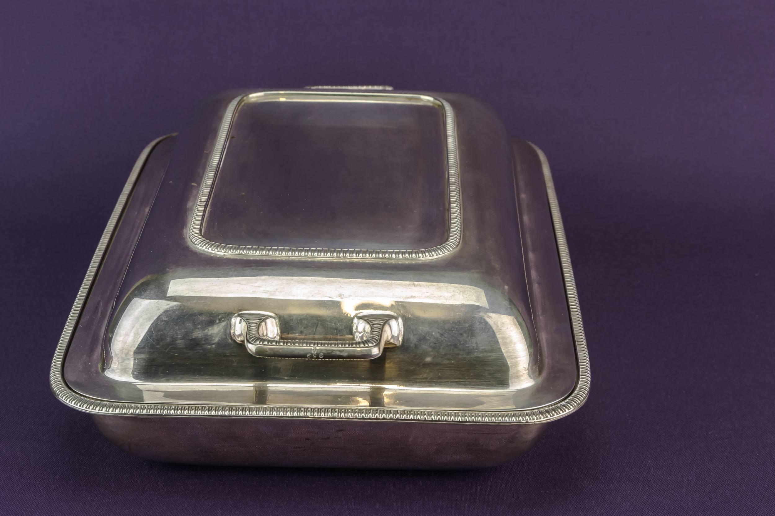Vintage Silver Plated — Hot serving bowl and lid 3