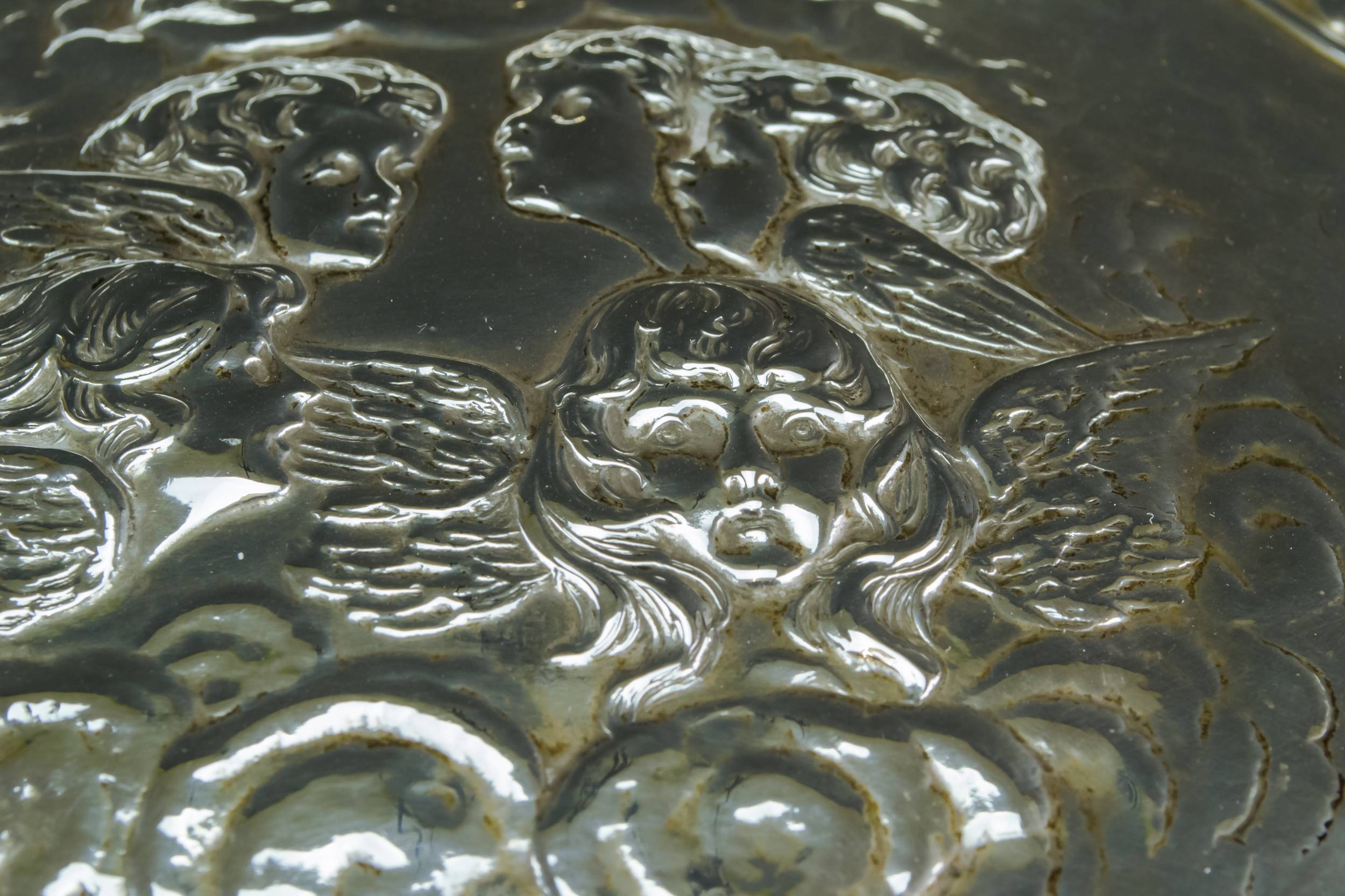 Spectacular Art Nouveau — Sterling silver tray 3