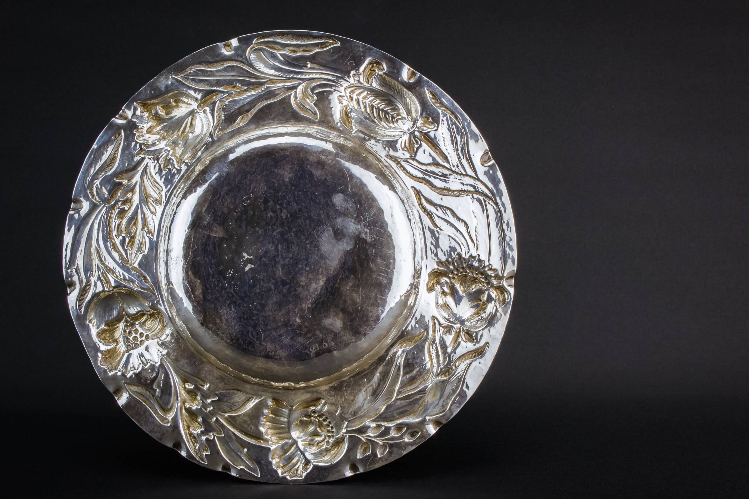 Art Nouveau Antique — Sterling silver tray 1