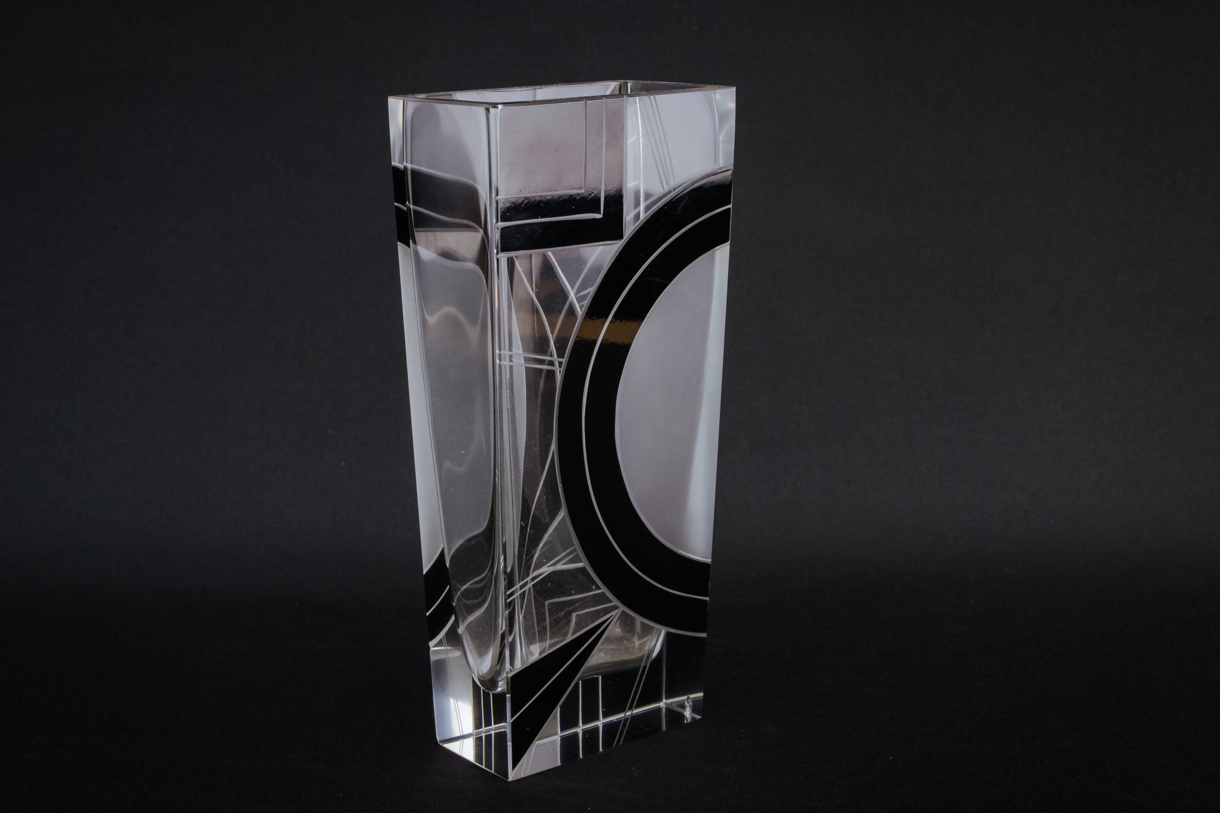 Slick Vintage VASE — Karl Palda glass vase 4