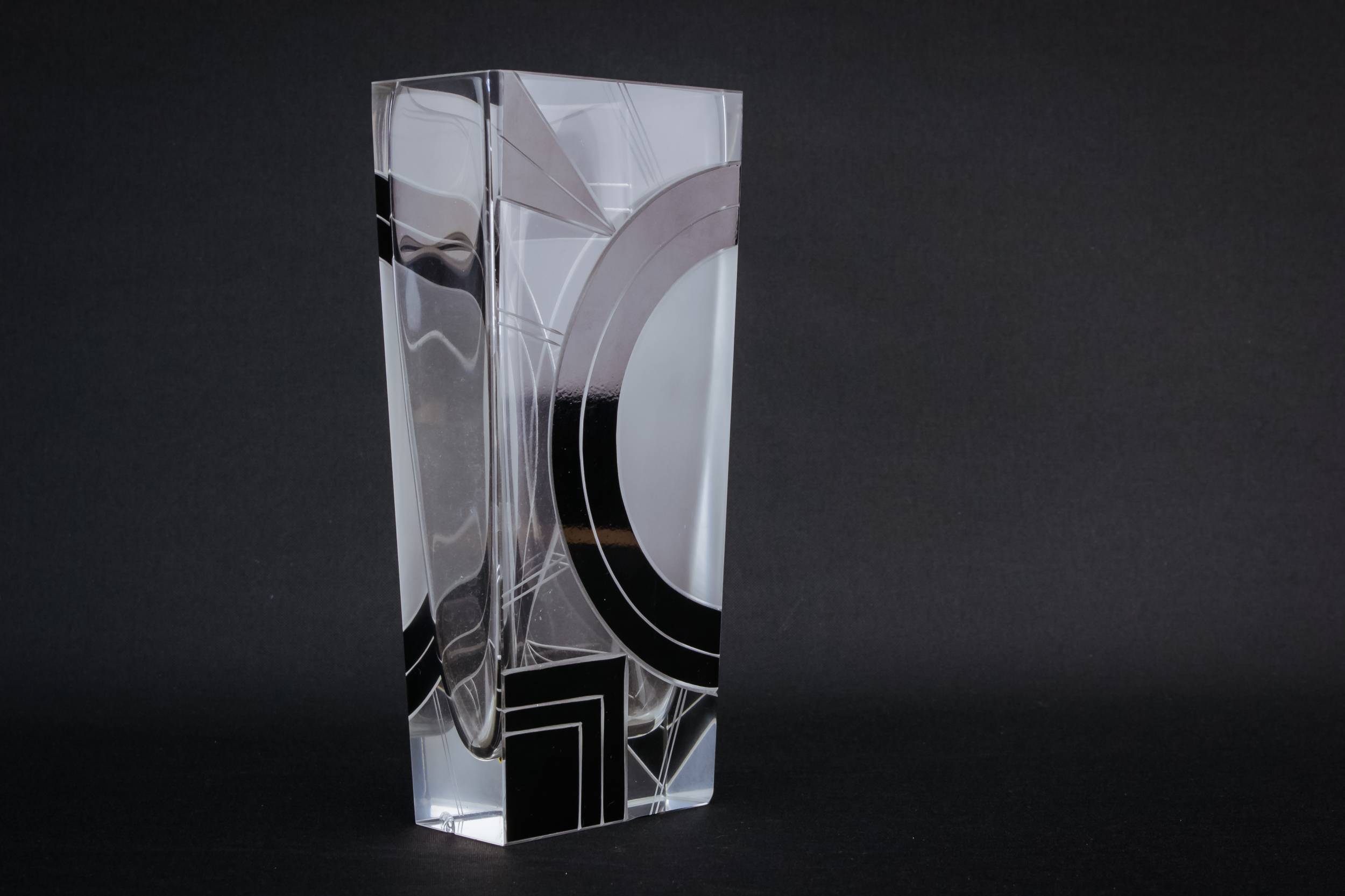 Slick Vintage VASE — Karl Palda glass vase 1