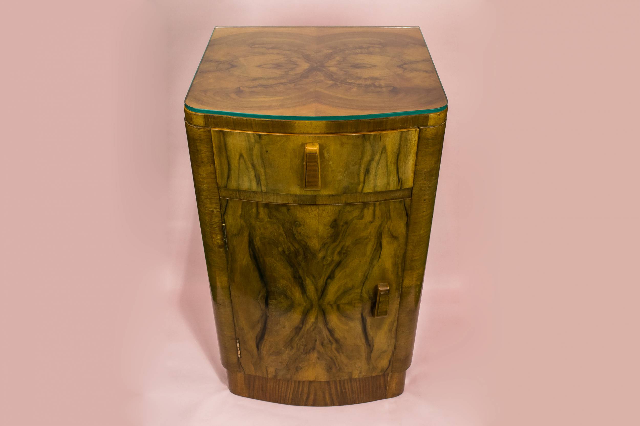 Art Deco Walnut — Art Deco walnut cabinet 5