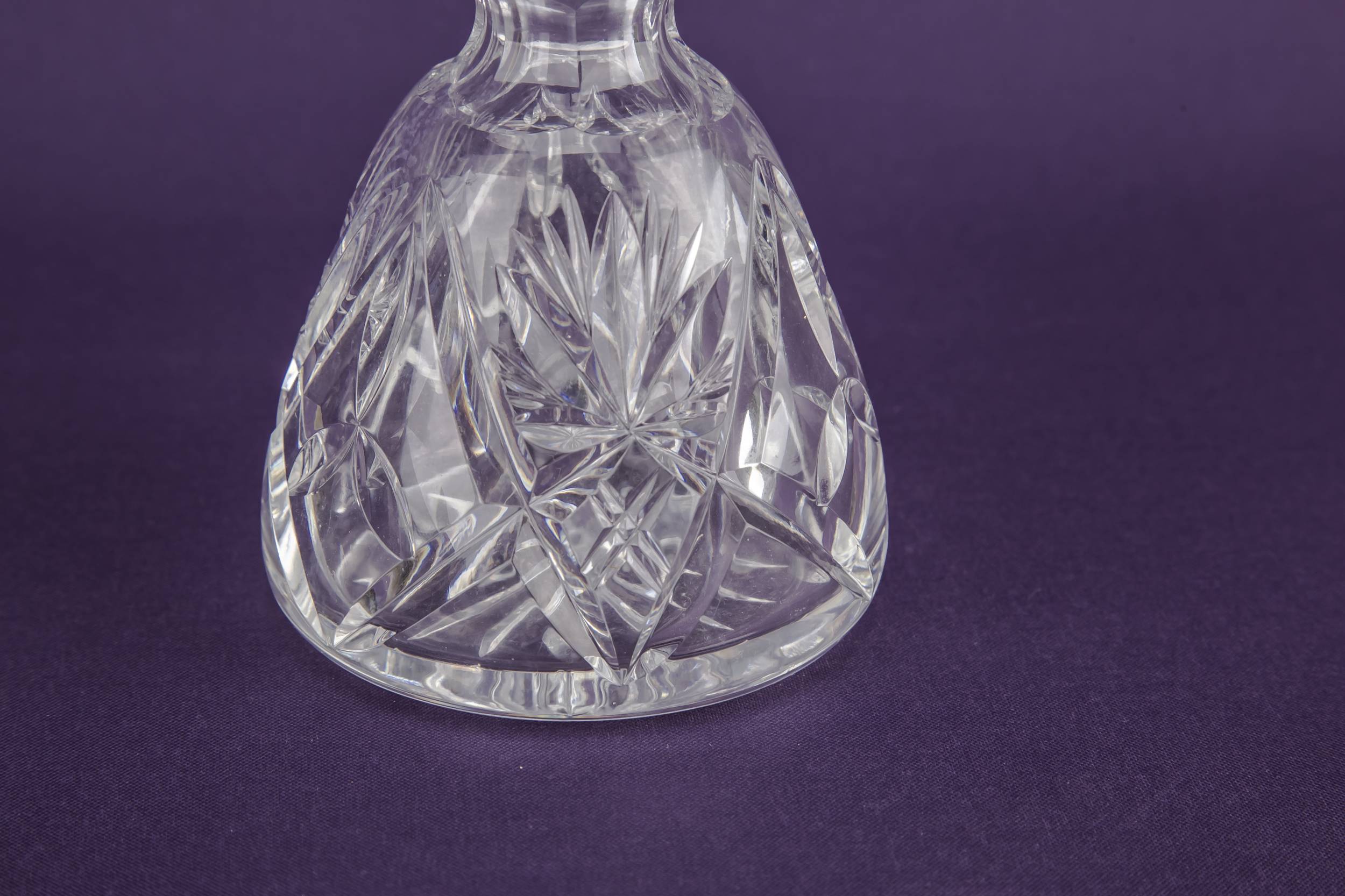 Mid-century Modern Glass — Cut glass oil condiment 1