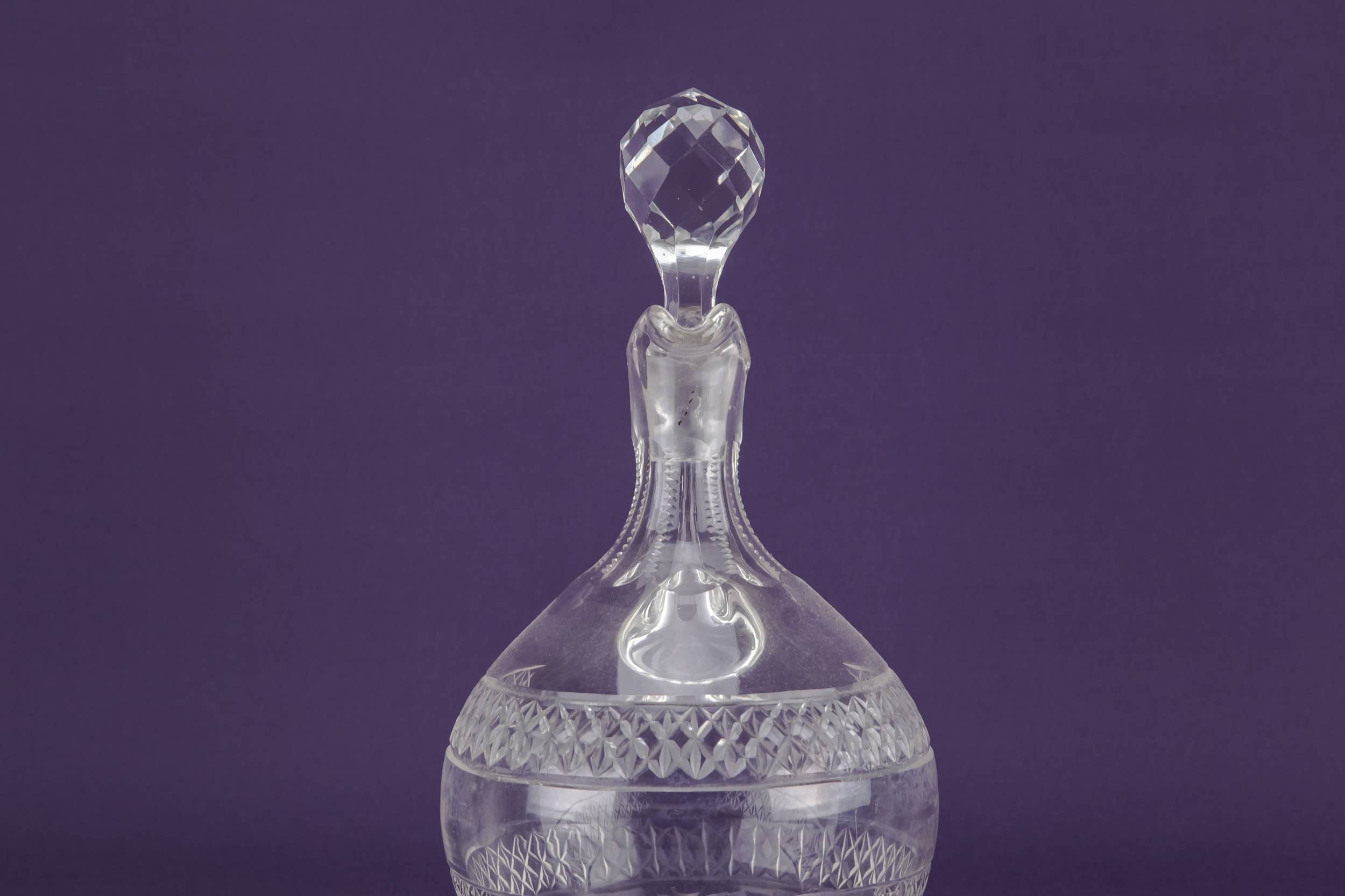 Cut Glass Vintage — Cut glass claret wine jug 3
