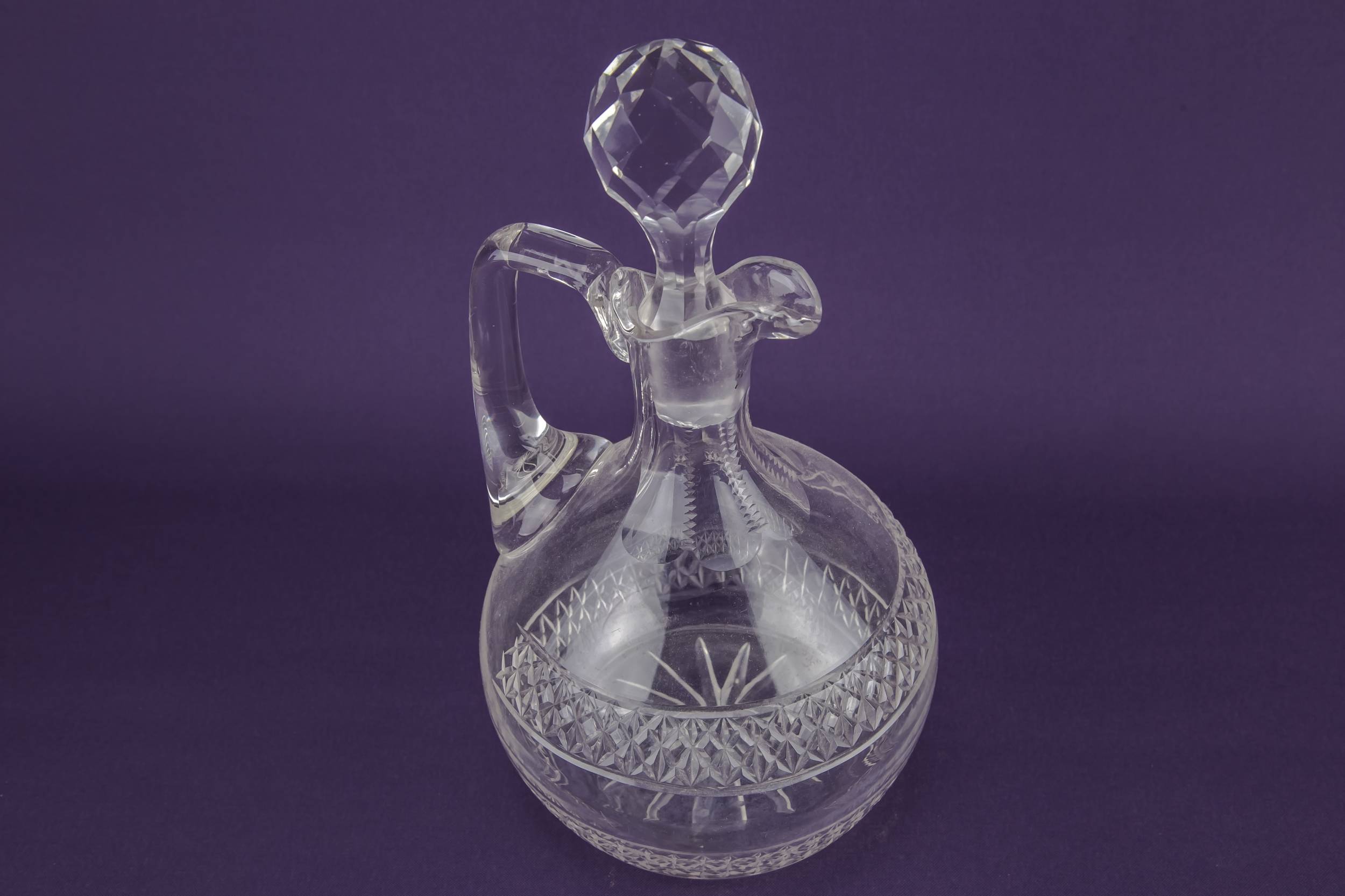 Cut Glass Vintage — Cut glass claret wine jug 4