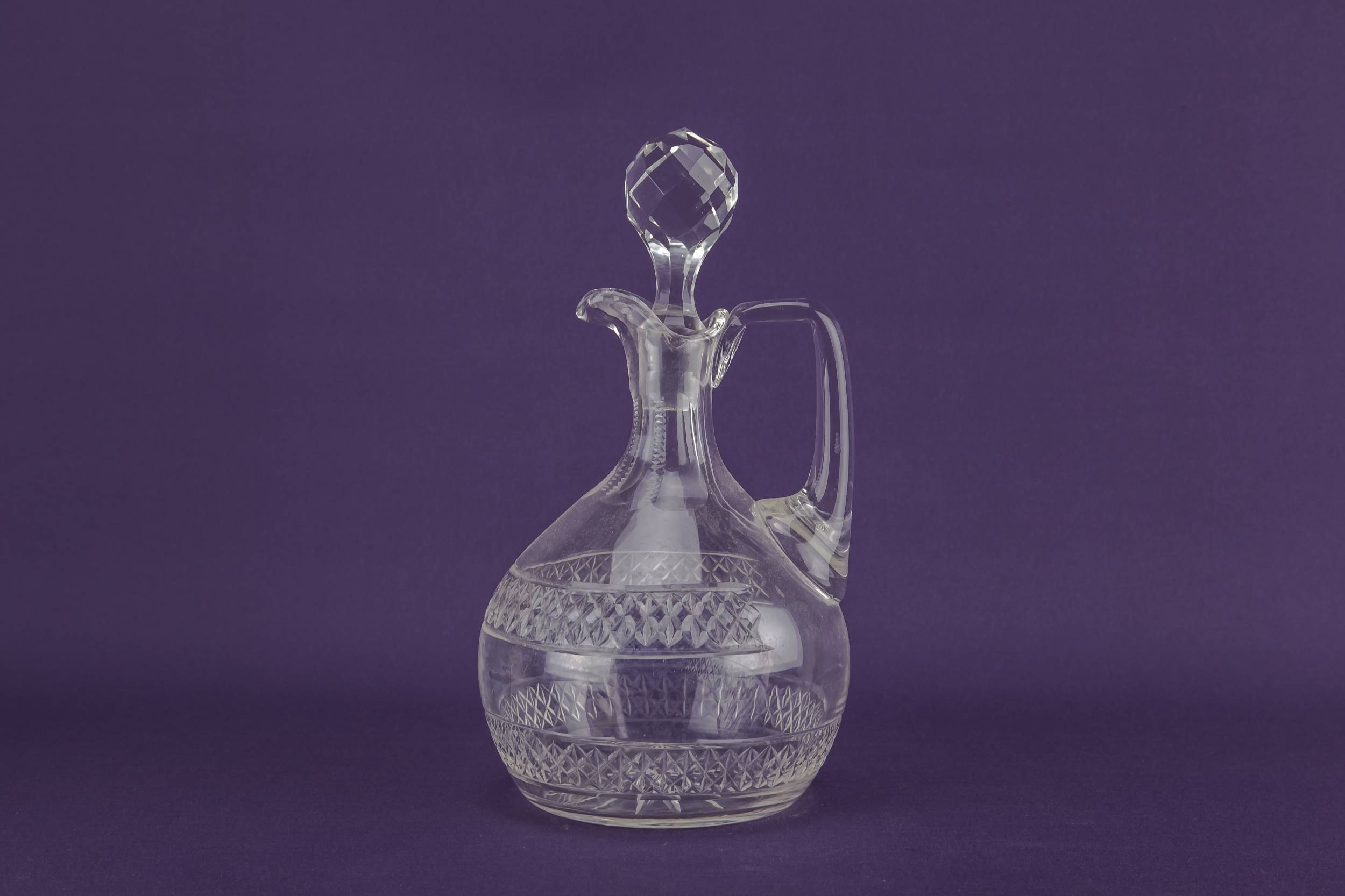 Cut Glass Vintage — Cut glass claret wine jug