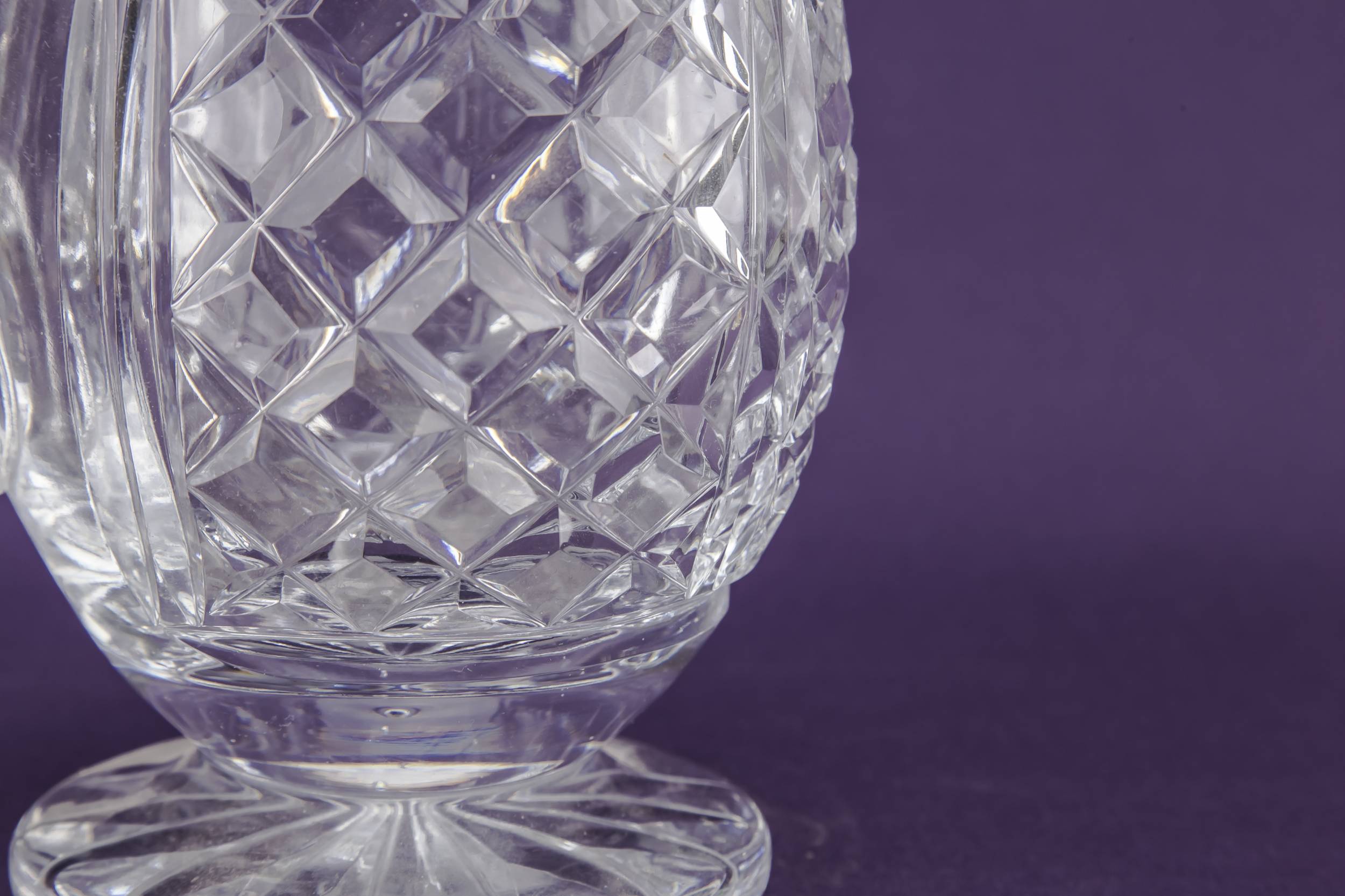 Vintage Traditional Glass — Cut crystal water jug 1