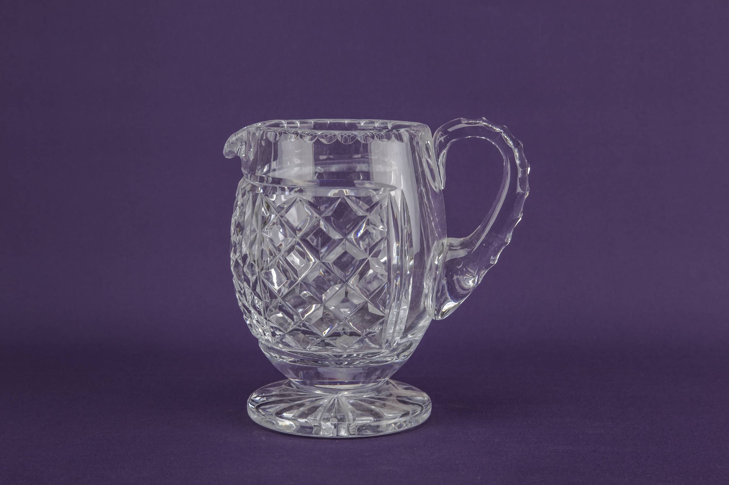 Vintage Traditional Glass — Cut crystal water jug