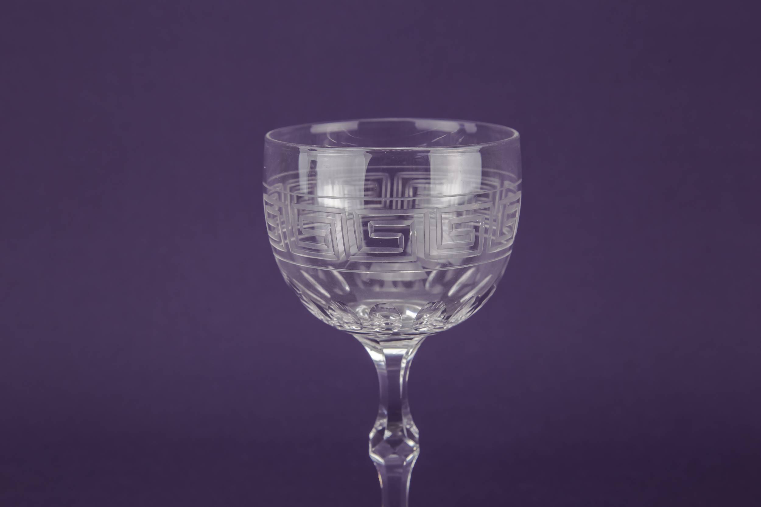 Crystal Antique 50 — 4 crystal port glasses 2