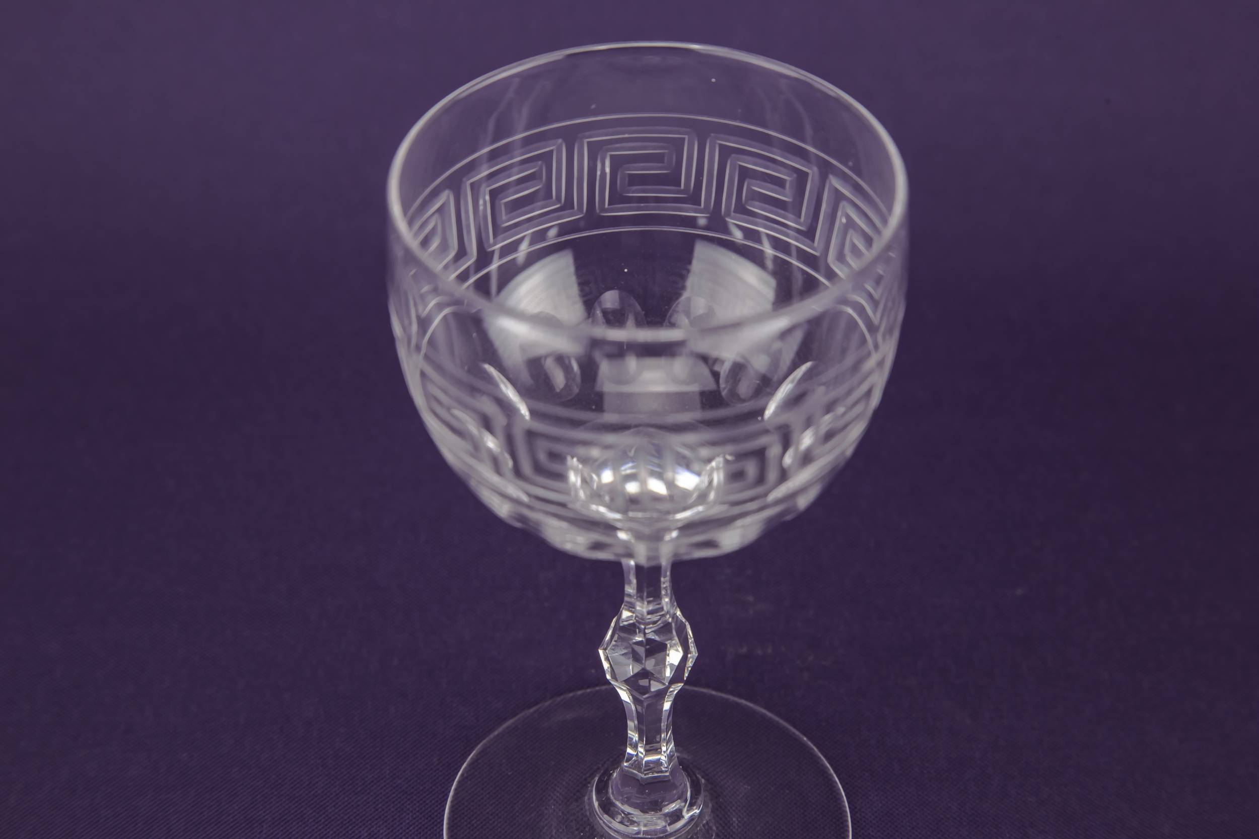 Crystal Antique 50 — 4 crystal port glasses 1