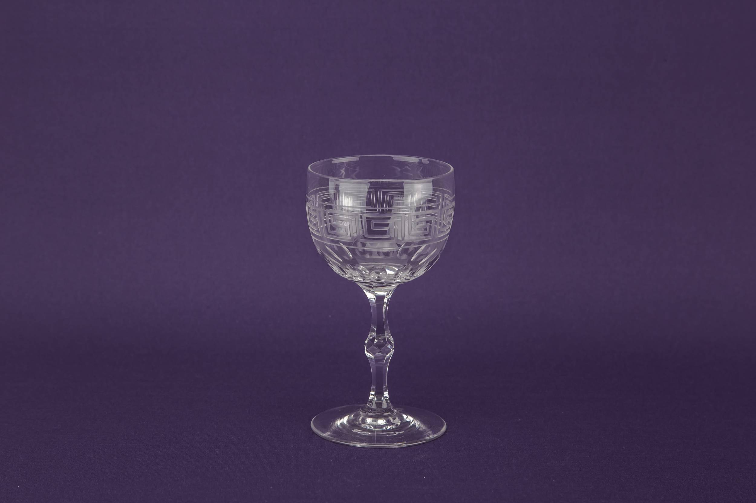 Crystal Antique 50 — 4 crystal port glasses