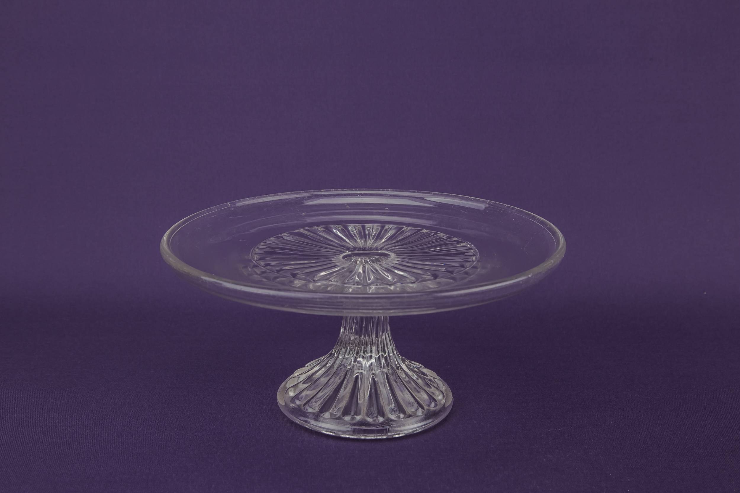 Classical Mid-century Modern — Glass cake stand