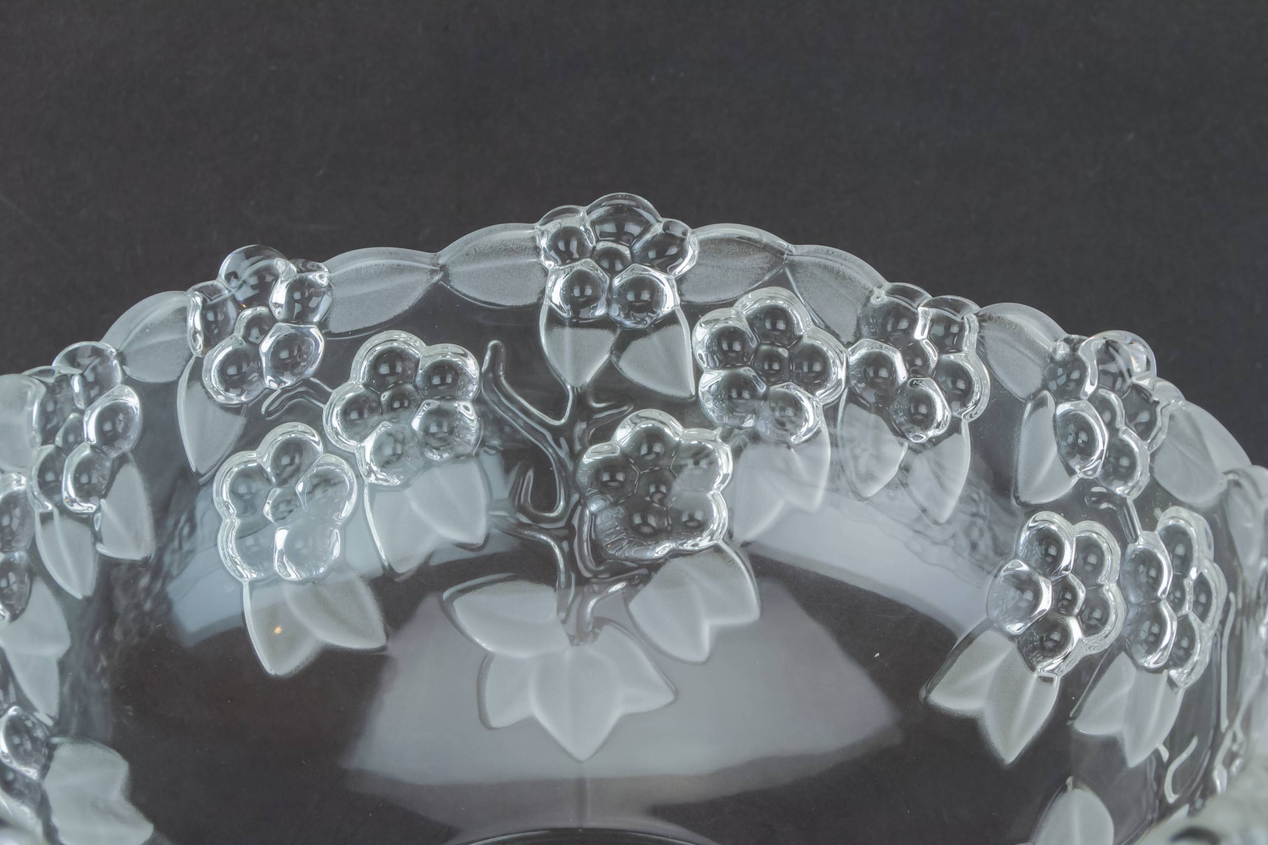 Vintage Unusual Glass — Crystal glass bowl 1