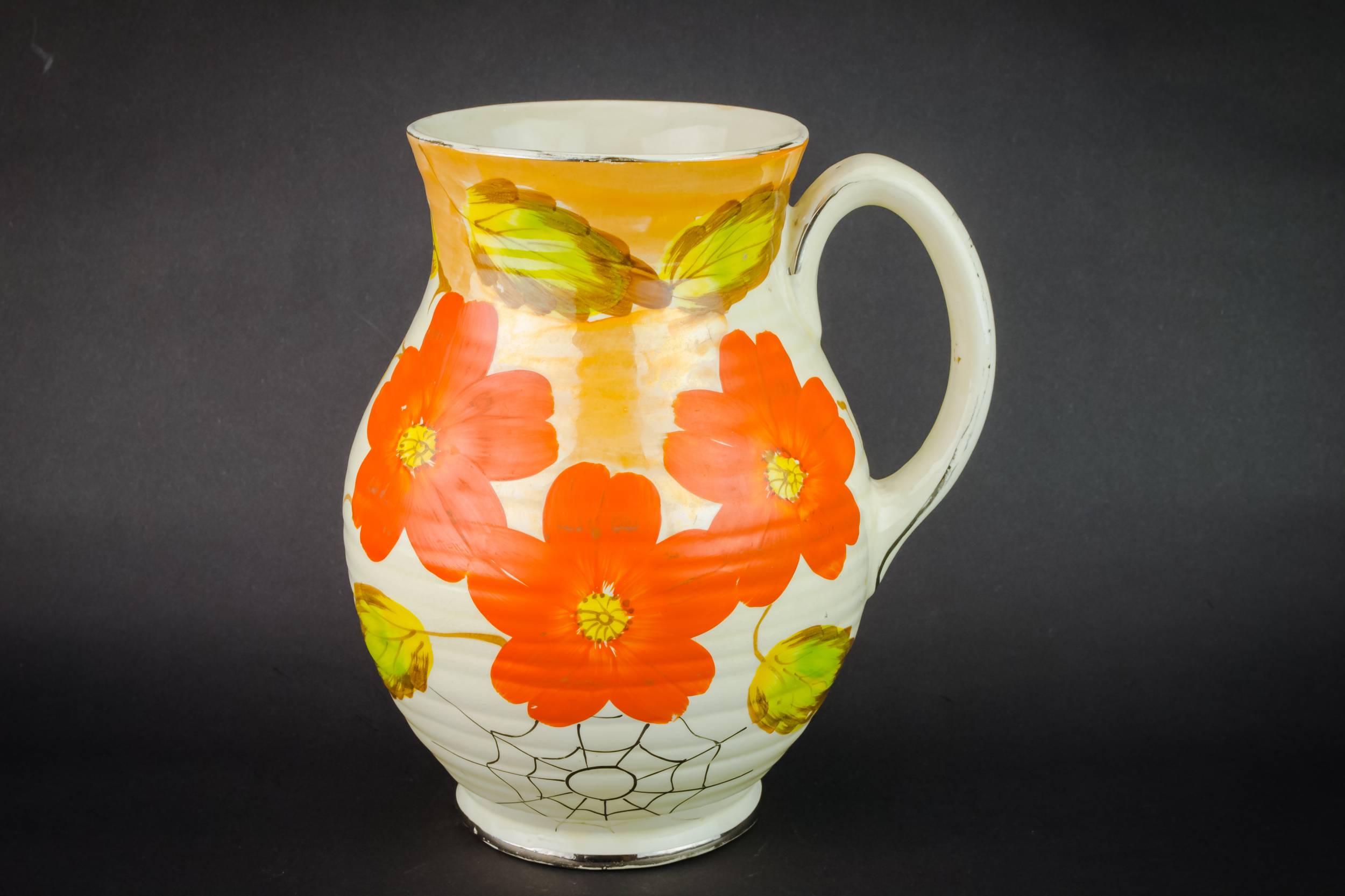 Art Deco Vintage — Art Deco orange jug