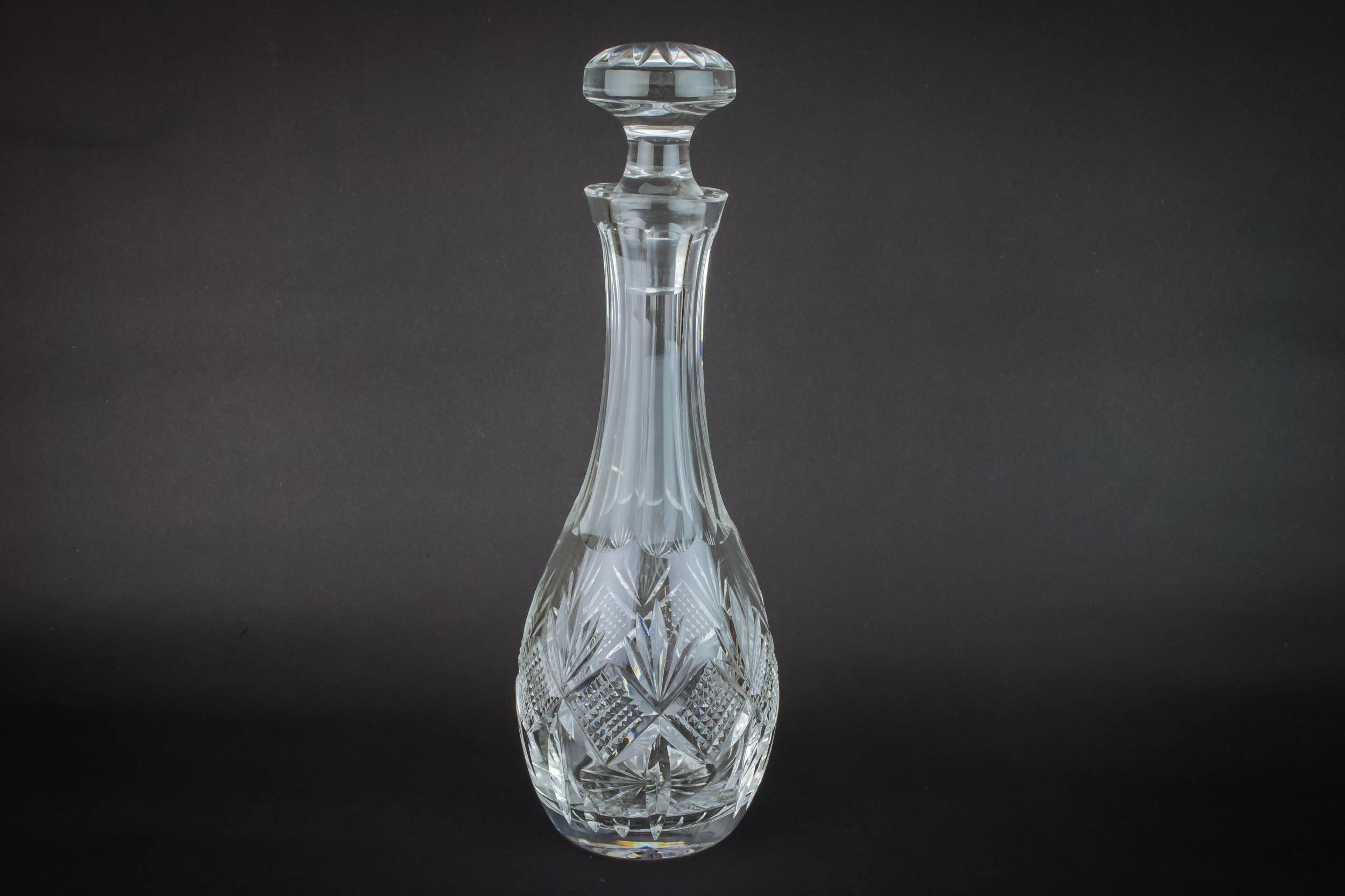 Vintage Cut Glass — Dessert wine decanter